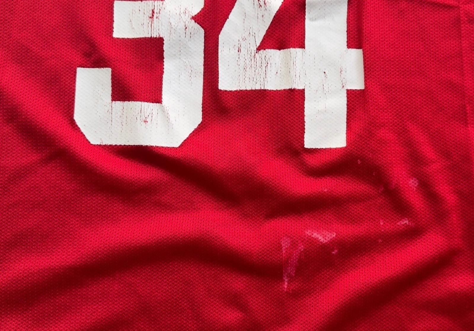 Champion Hakeem Olajuwon 34 Houston Rockets Champion NBA Jersey Sz 44 Size ONE SIZE - 6 Thumbnail