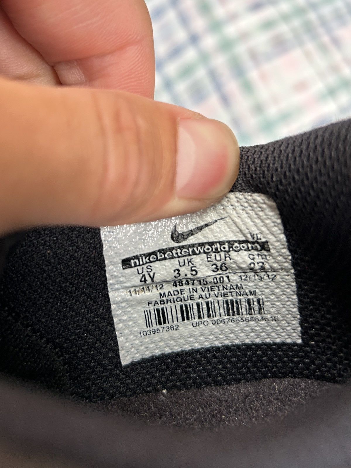 Nike Nike Dunk Low Triple Black Golf Size US 4 / IT 34 - 7 Thumbnail