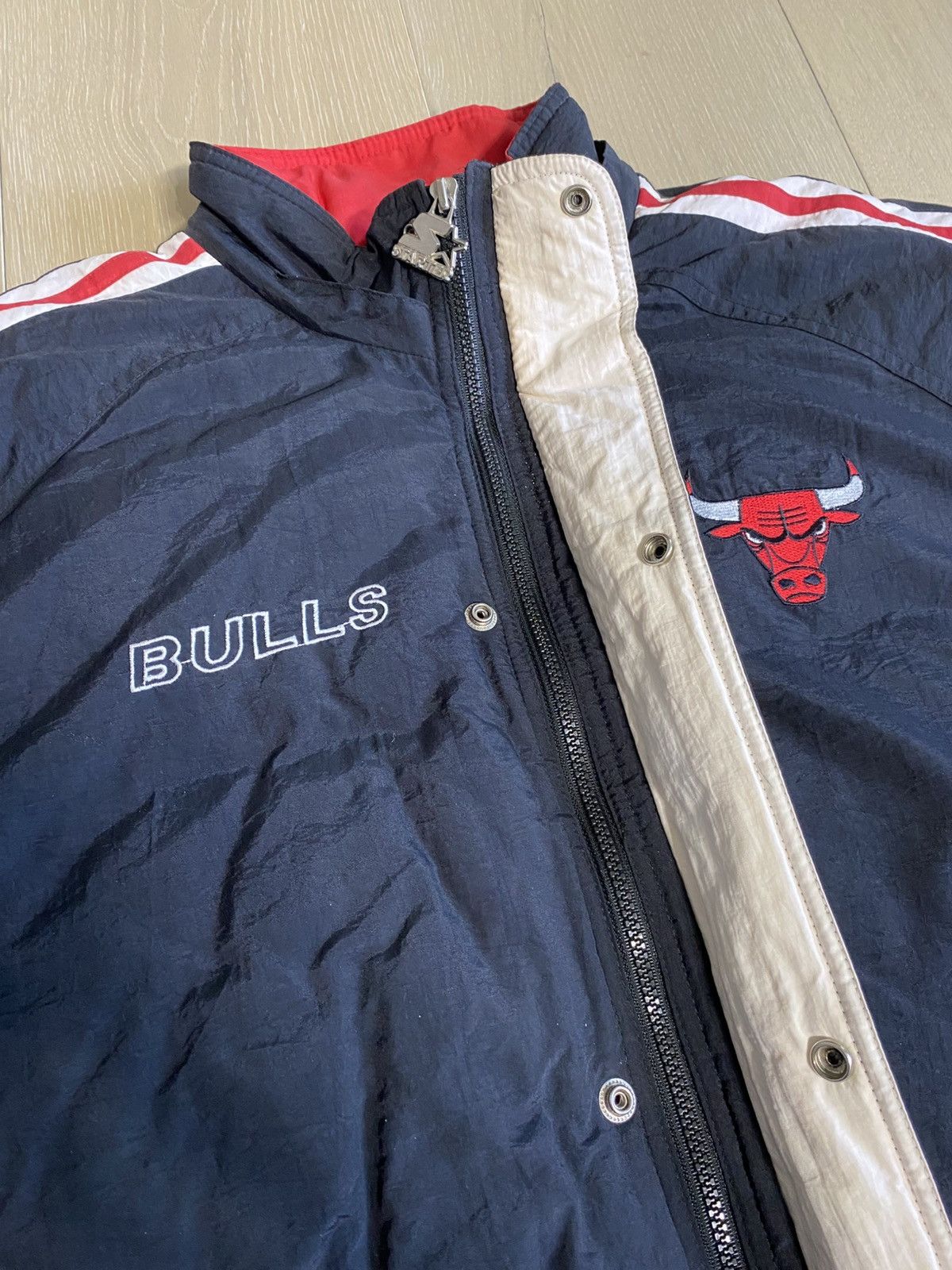 Starter Vintage 1990’s Starter Chicago Bulls Jacket Size US XL / EU 56 / 4 - 5 Thumbnail