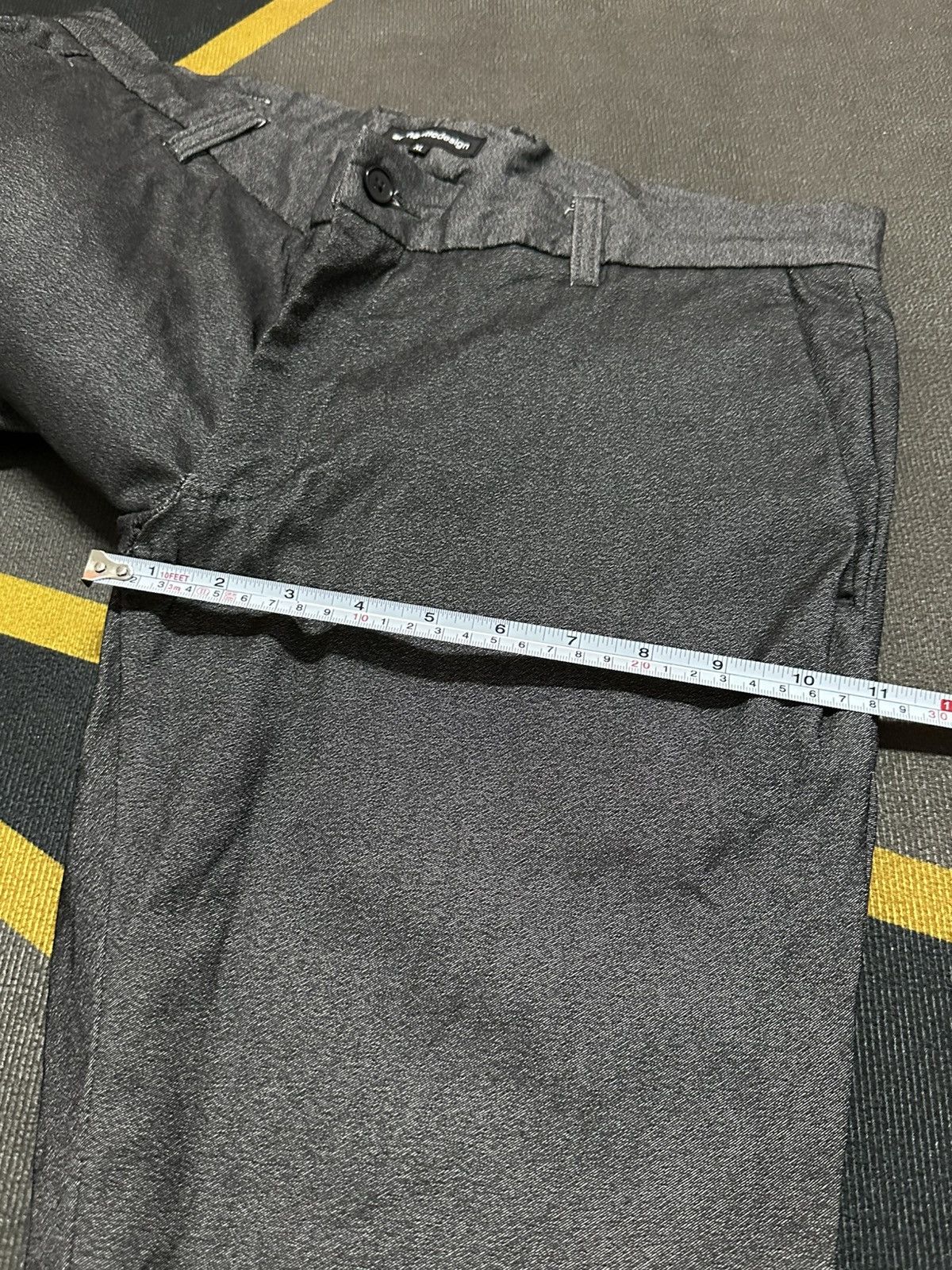 Japanese Brand × semanticdesign Semantic Design Gray Metallic Casual Pant Size US 33 - 9 Thumbnail