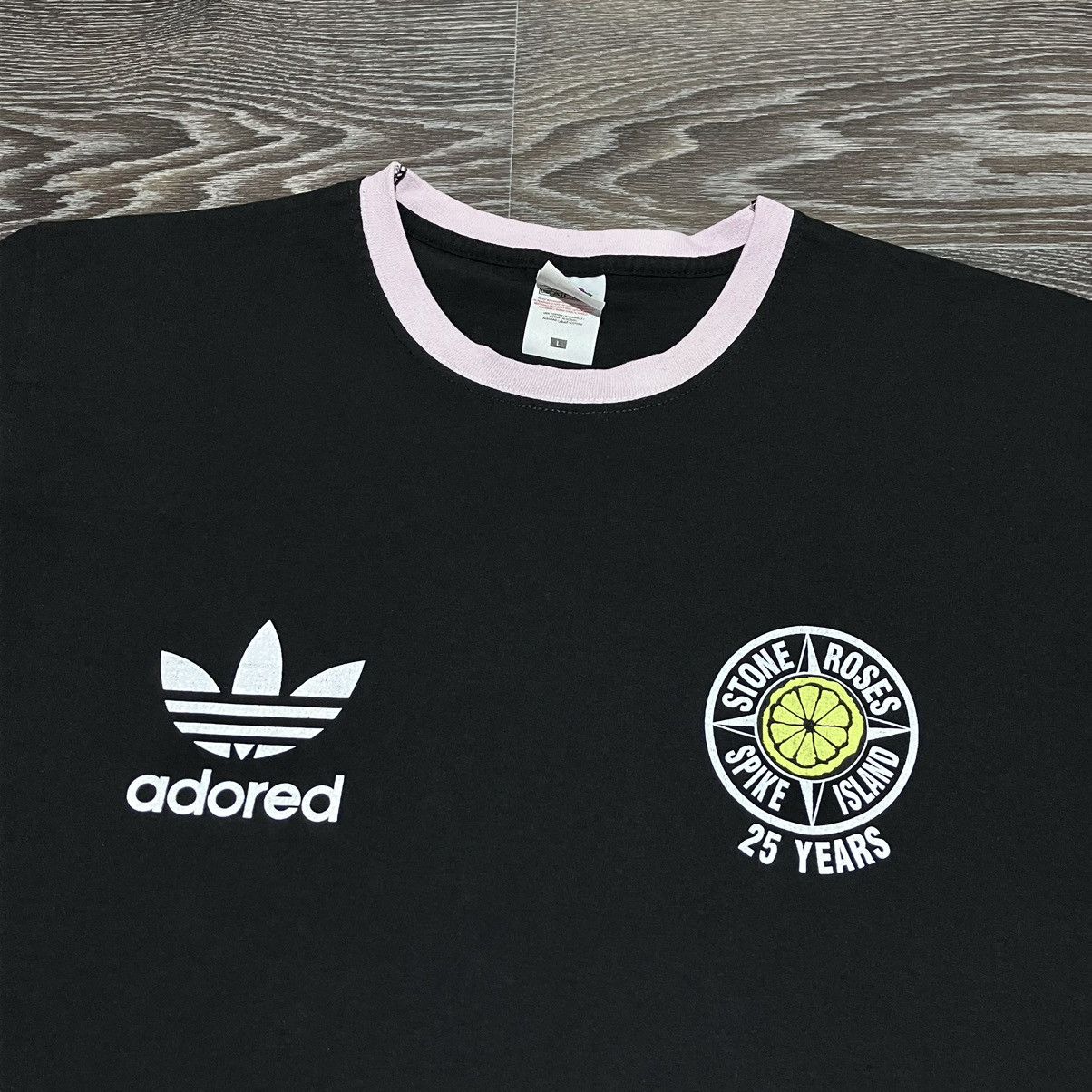 Band Tees Vintage THE STONE ROSES Spike Island 25 Years Adored T-shirt Size US M / EU 48-50 / 2 - 2 Thumbnail