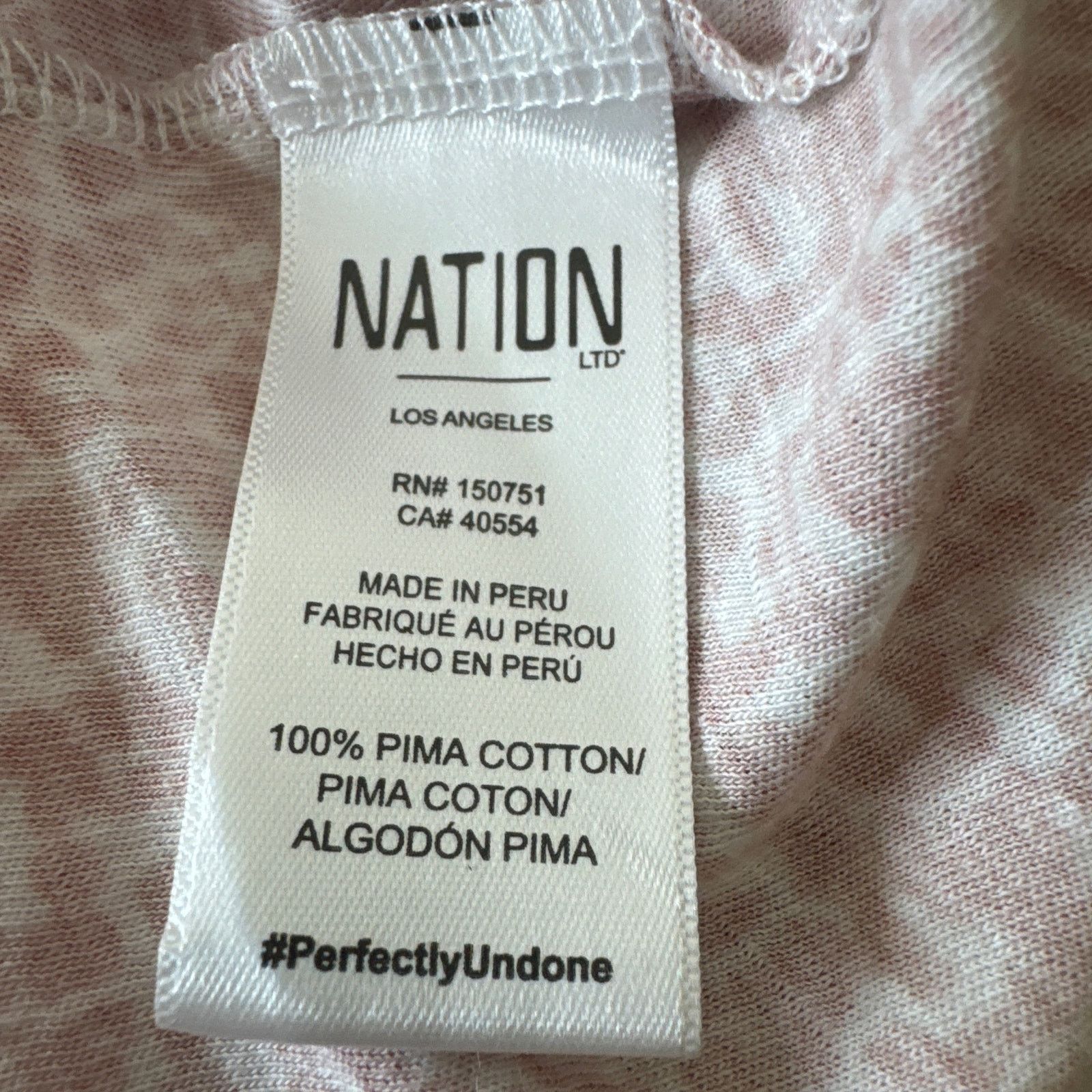 Nation LTD NATION LTD Tabitha Full Sleeve V Neck Small 100% Cotton Size S / US 4 / IT 40 - 11 Thumbnail