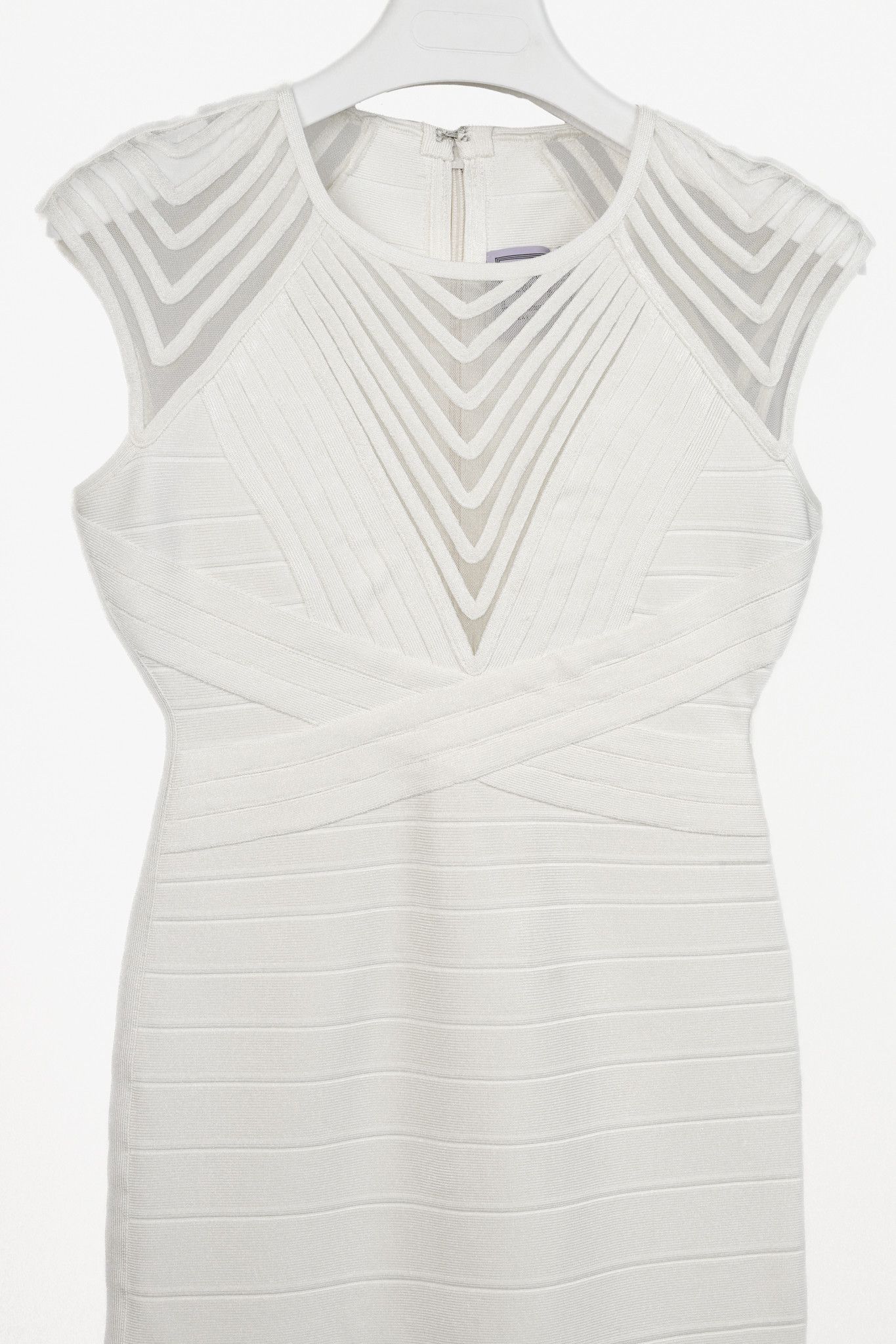 Herve Leger Herve Leger Deanna Cap Sleeve Bandage Dress Size M / US 6-8 / IT 42-44 - 3 Thumbnail