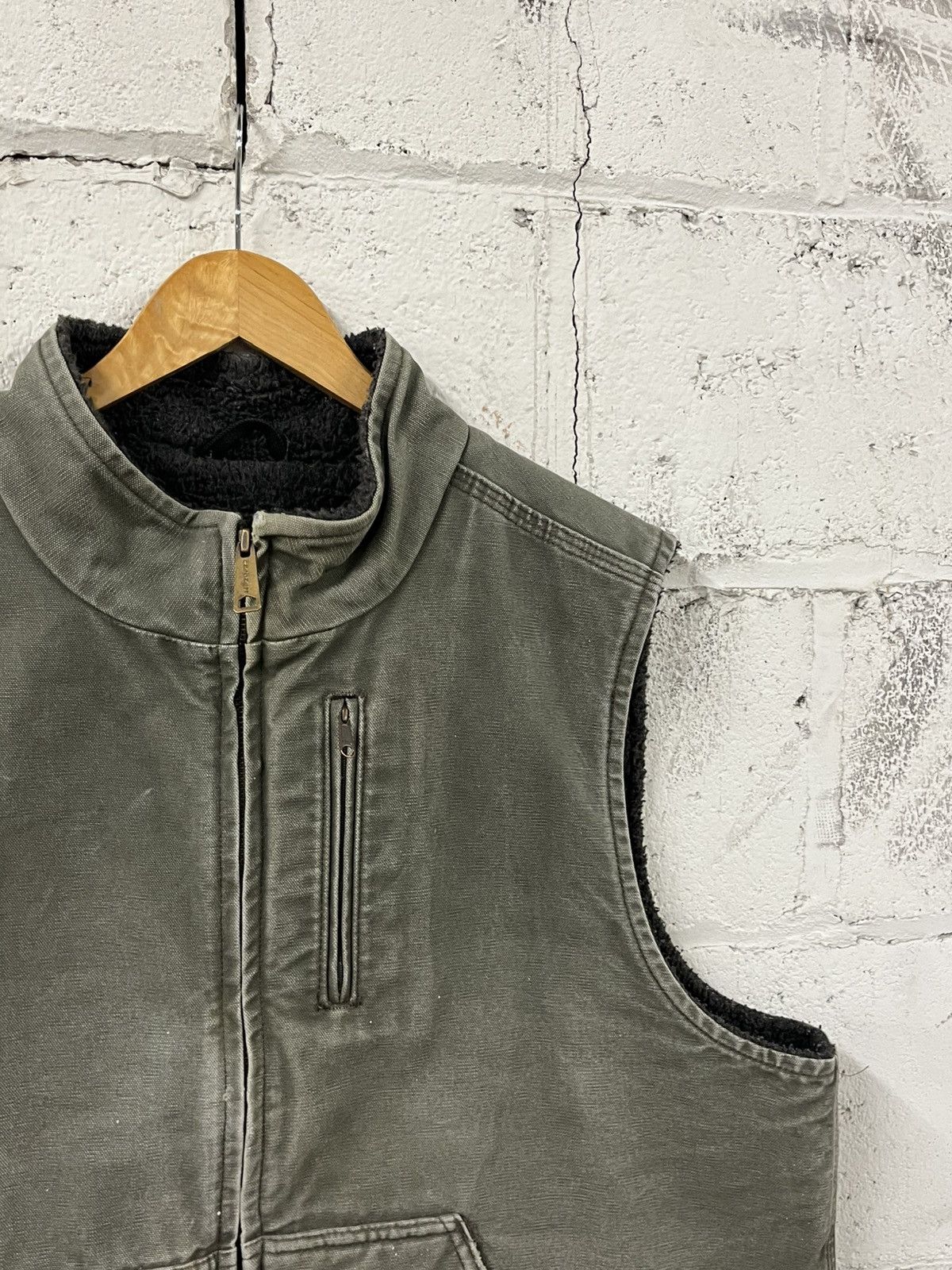 Carhartt Carhartt vest vintage sun faded green rare workwear Size US XL / EU 56 / 4 - 6 Thumbnail