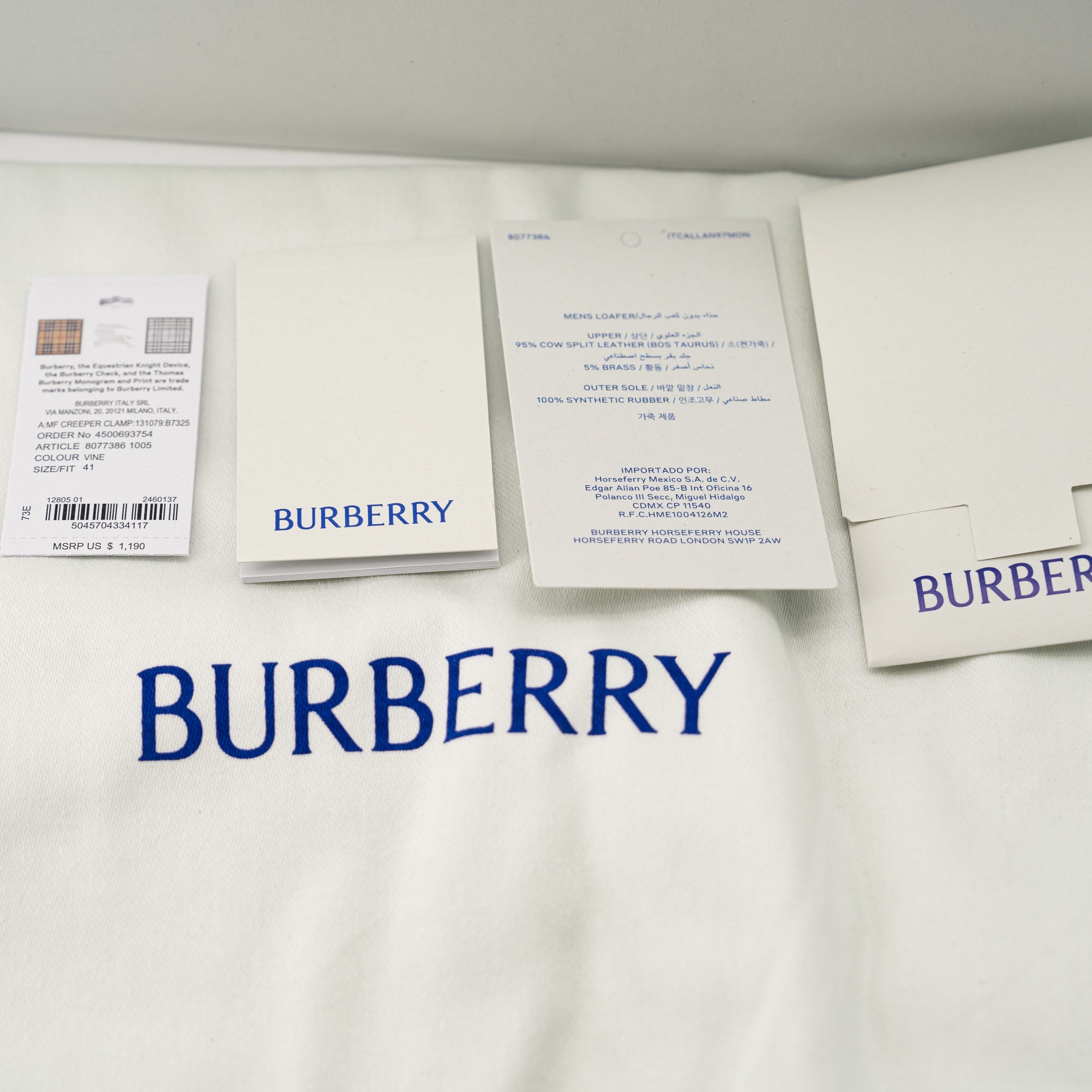 Burberry size 41 (8us) - Burberry Wire Creeper Vine Green Clamp On Size US 8 / EU 41 - 6 Thumbnail