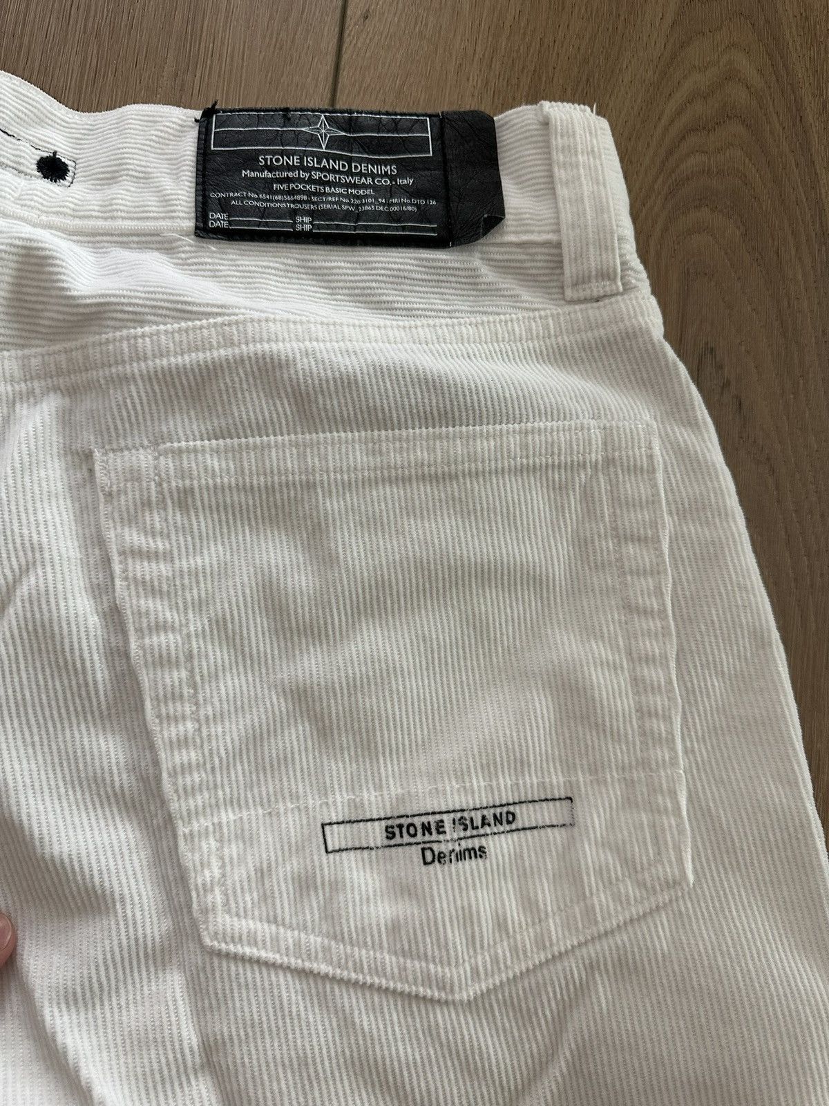 Stone Island Stone Island White Denim pants Size US 32 / EU 48 - 6 Thumbnail