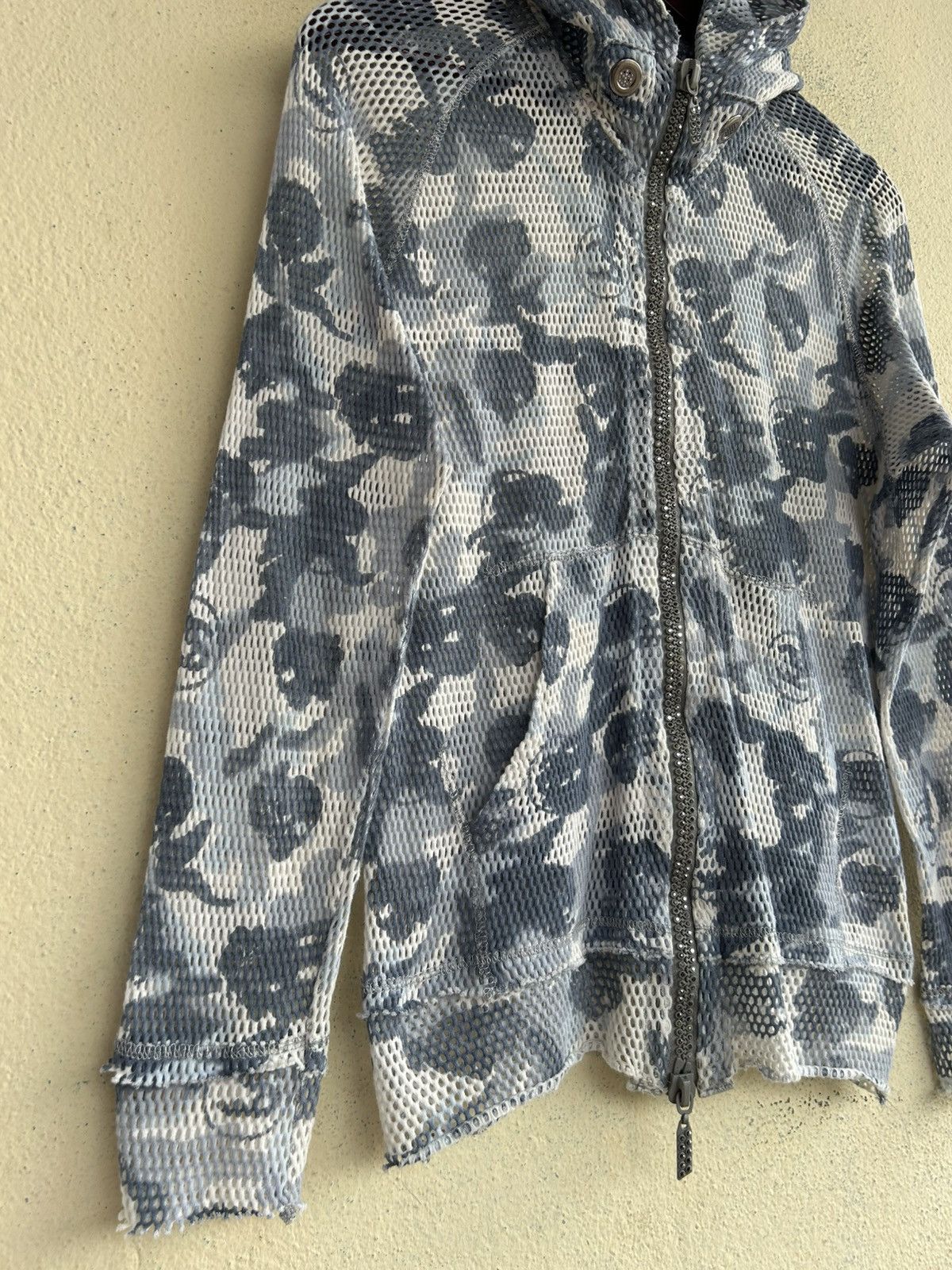 FranCisT MOR.K.S Zip Up Camo Mesh Hoodie Size XXS / US 00 / IT 34 - 5 Thumbnail