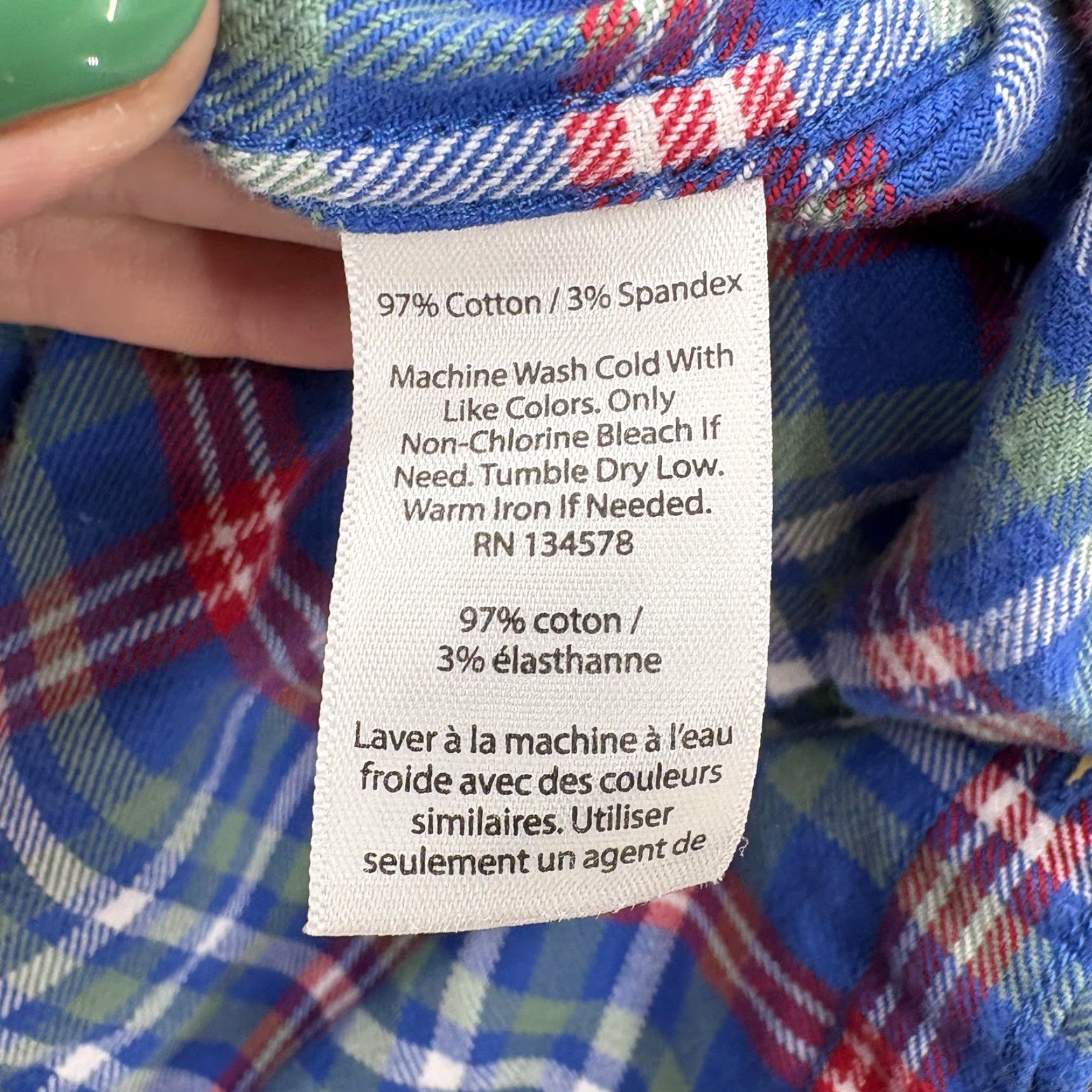 Vineyard Vines Vineyard Vines Slim Tucker Shirt Mens Small Blue Plaid Flannel Long Sleeve Button-Up Size US S / EU 44-46 / 1 - 5 Thumbnail