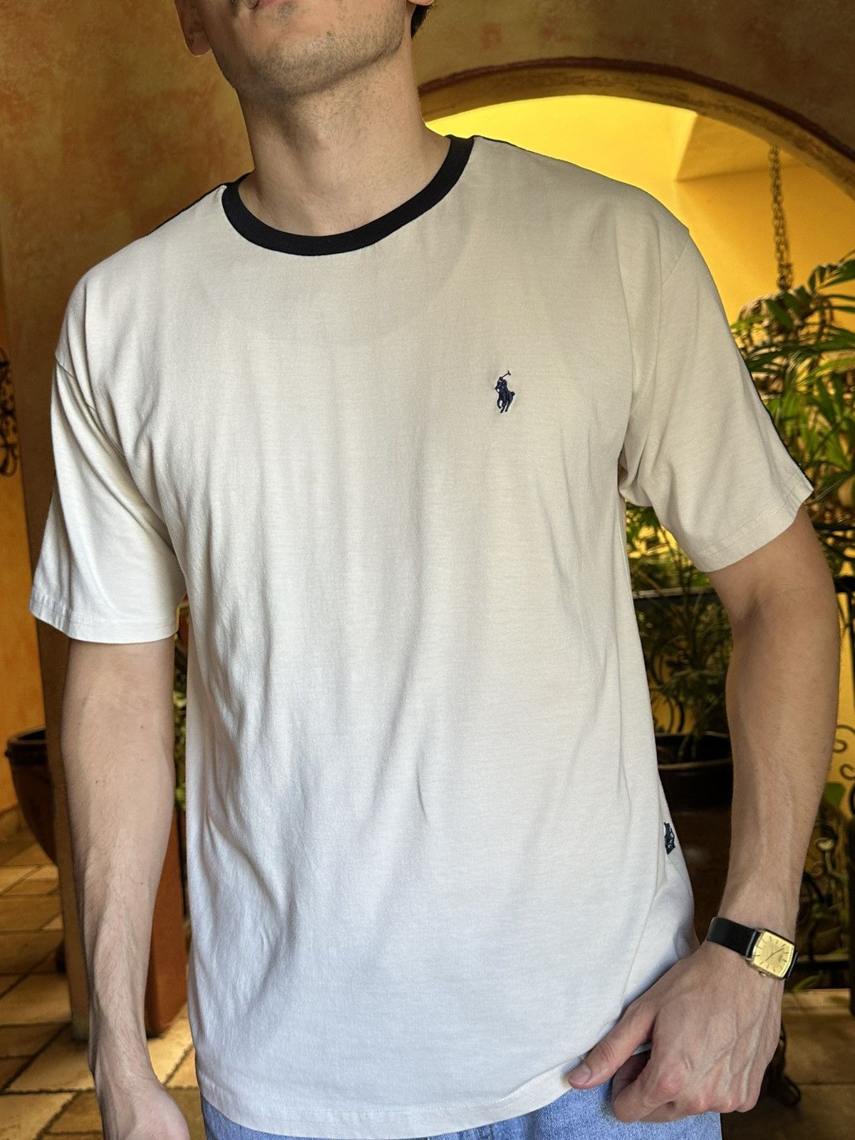 Polo Ralph Lauren 90s Vintage Polo Sport Ringer Tee Large MADE IN USA Size US L / EU 52-54 / 3 - 7 Thumbnail