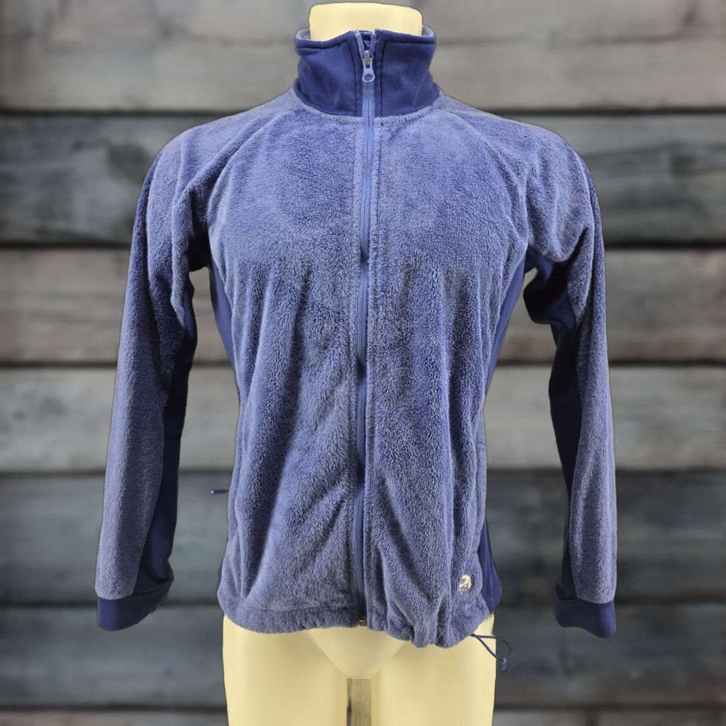 Mountain Hardwear Mountain Hardwear Full Zip Jacket Womens Medium Monkey Fleece Zip Pockets Blue Shirt/Outerwear Size M / US 6-8 / IT 42-44 - 1 Thumbnail