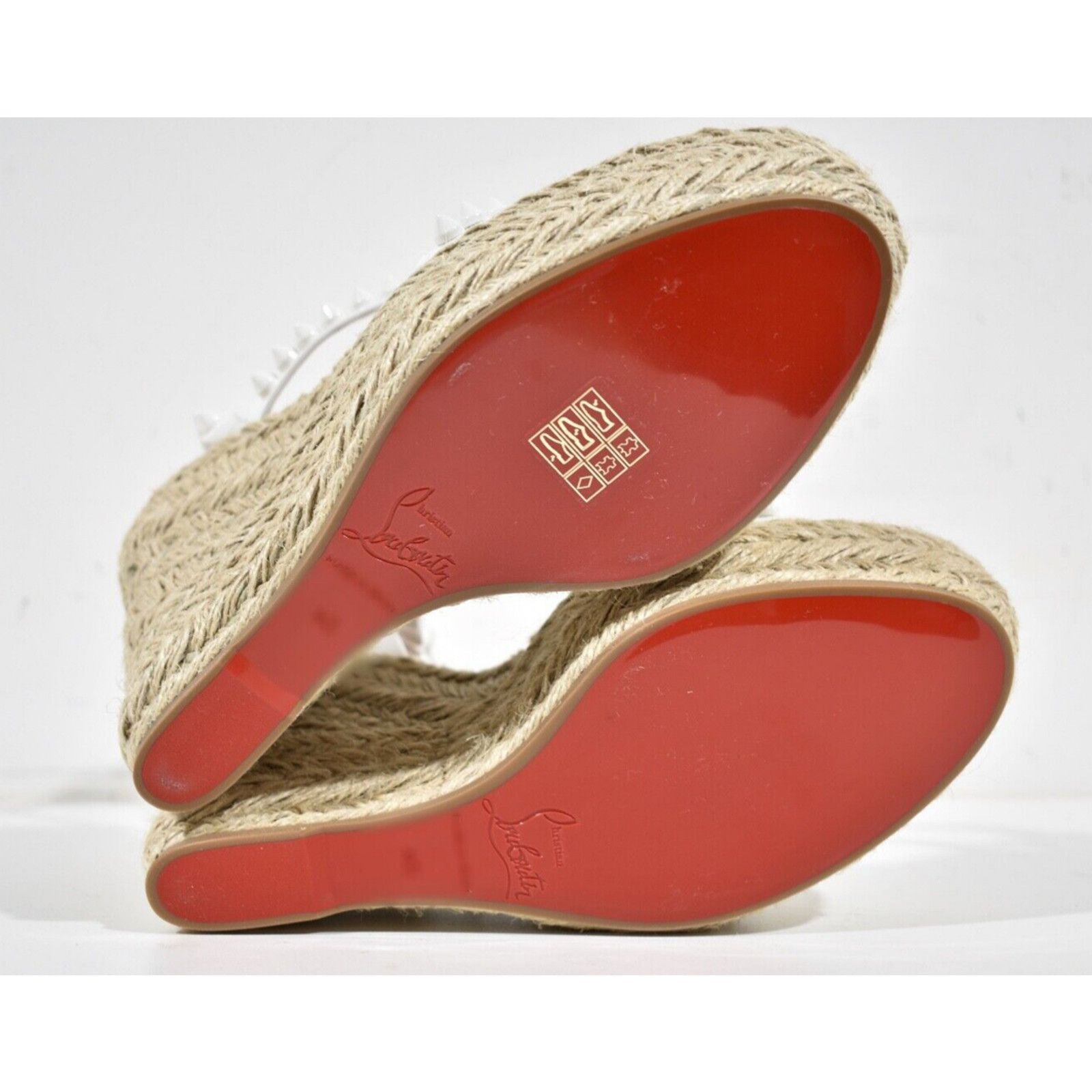 Christian Louboutin Mafaldina Zeppa 120 White Platform Wedge Sandal Heel Pump 41 Size US 11 / IT 41 - 12 Thumbnail