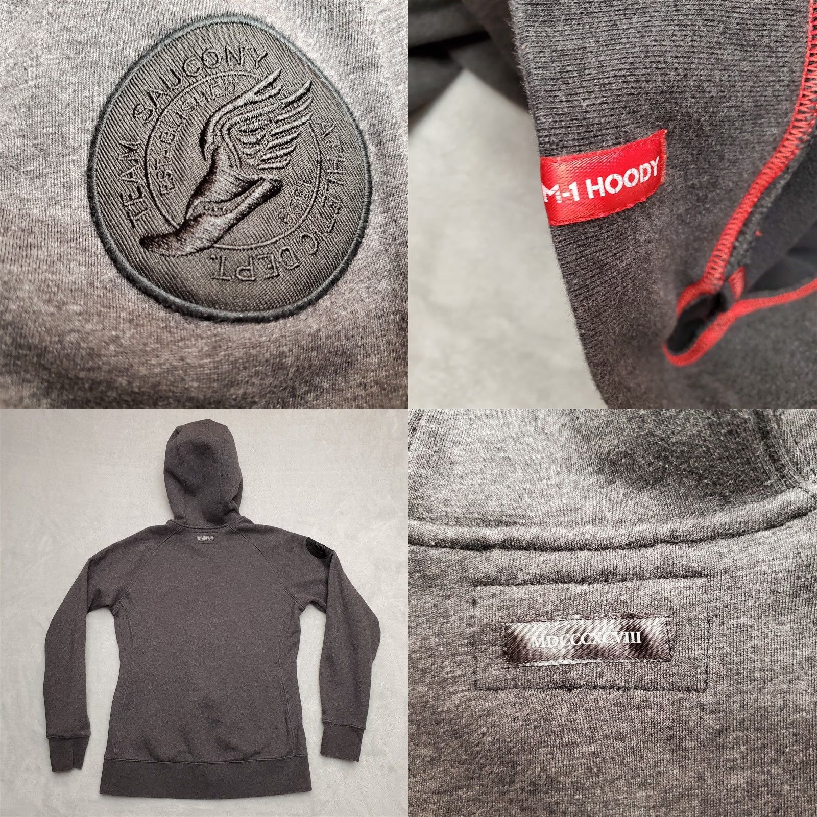 Saucony Saucony Hoodie Womens Gray M Full Zip Hooded Bike Athletic Casual Shirt Size M / US 6-8 / IT 42-44 - 8 Thumbnail