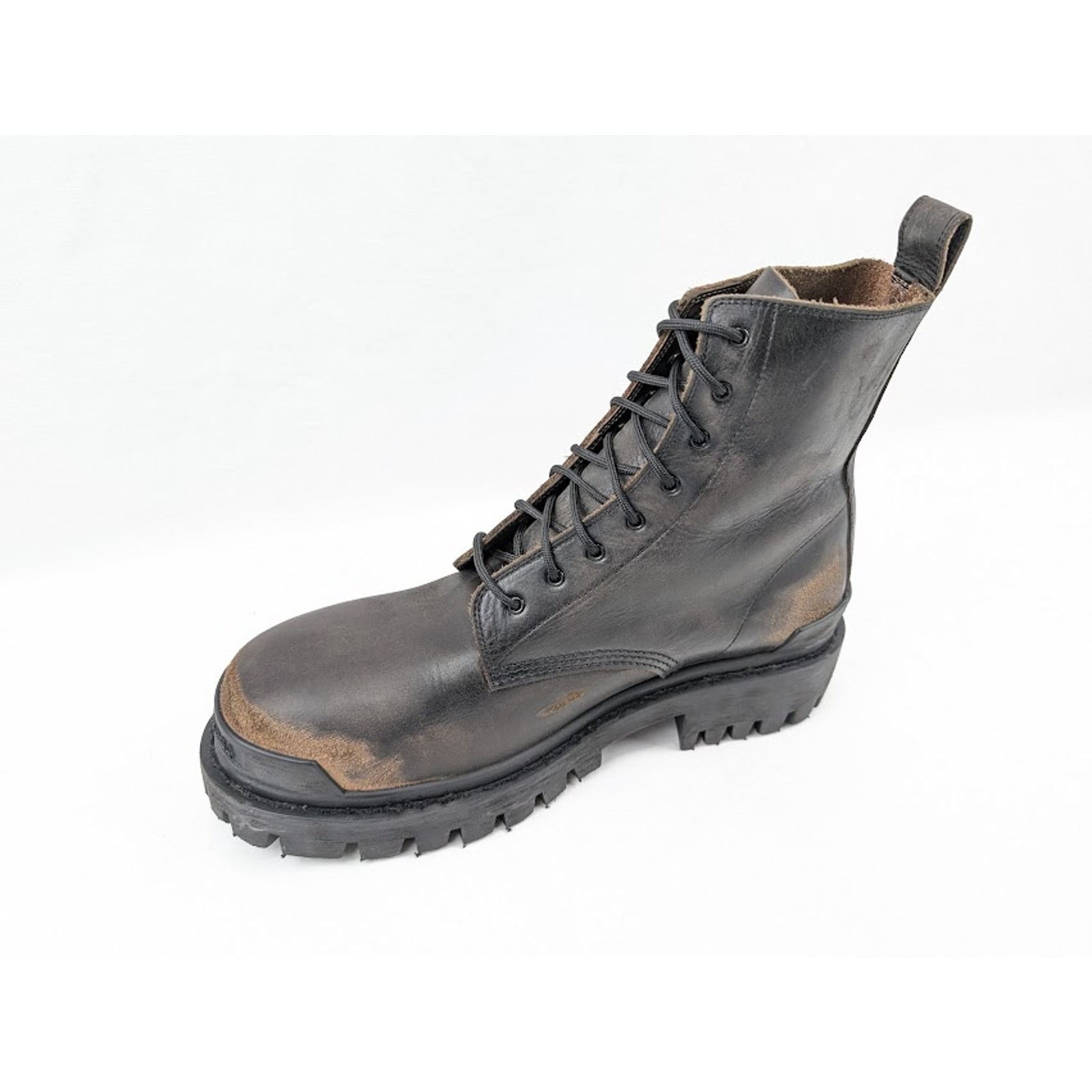 Balenciaga o1rshd1 Strike Booties L20 in Black/Brown Size US 8 / EU 41 - 8 Thumbnail
