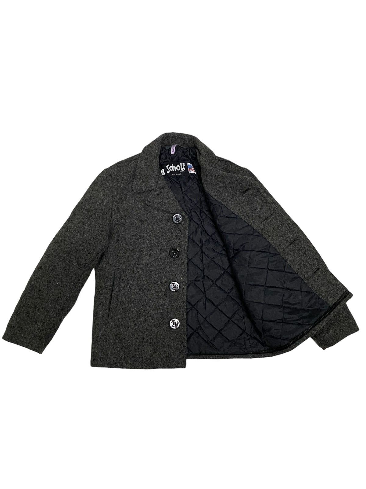 Schott × Vintage Vintage Schott Wool Jacket made in usa Size US M / EU 48-50 / 2 - 1 Thumbnail