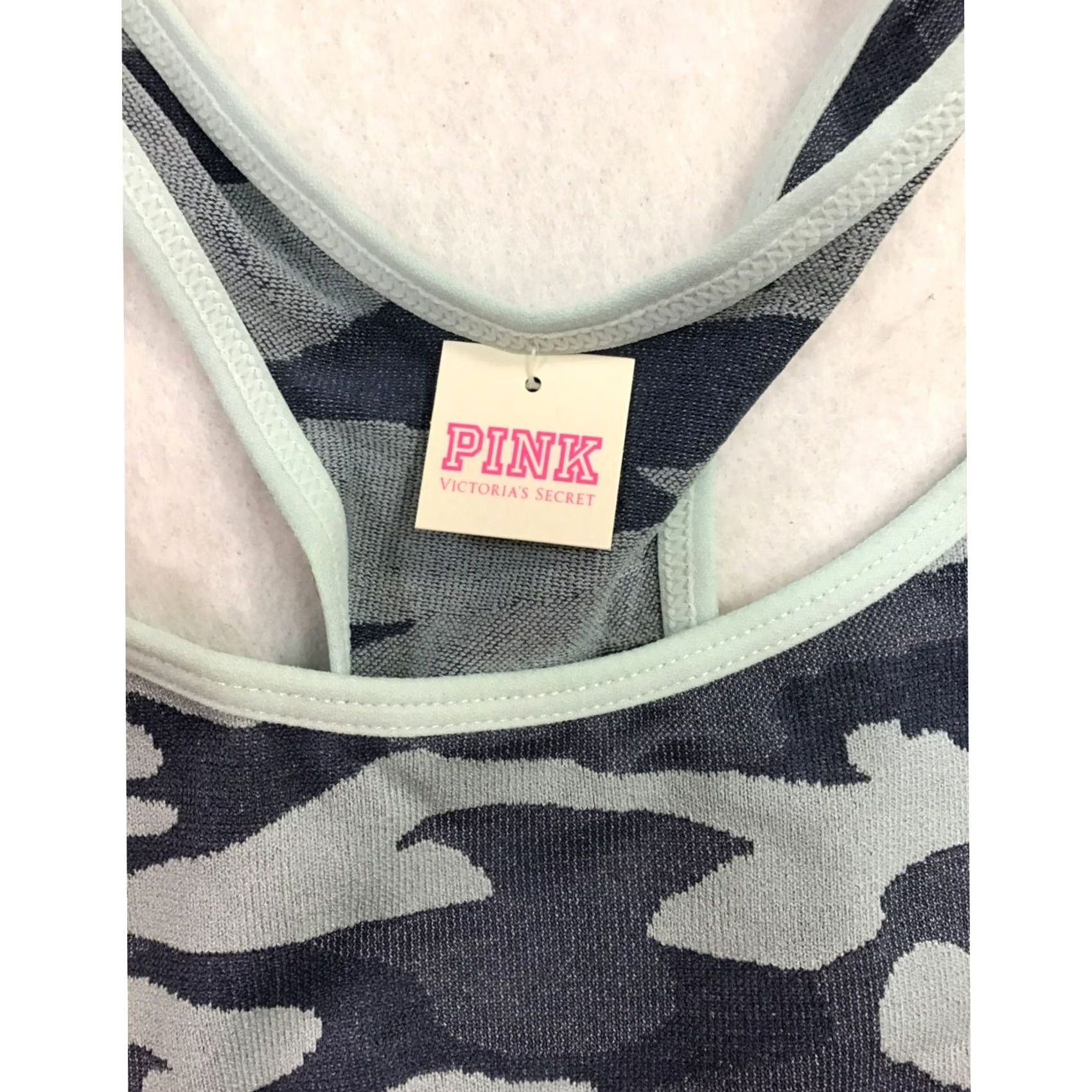 Pinko PINK Sports Bra Camouflage Women Large Blue Activewear Bra, Women’s, PINK, Camouflage, Sports Bra, Large, Blue, Activewear, New With Tags Size ONE SIZE - 3 Thumbnail