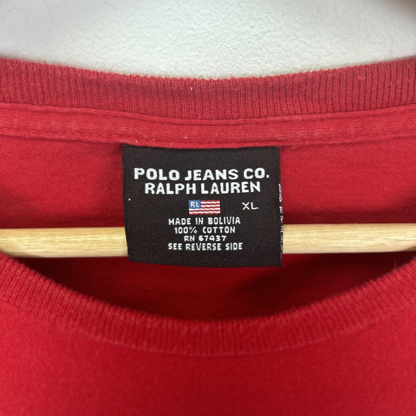 Ralph Lauren Polo Jeans Co. Ralph Lauren Titanium Red Y2K Size XL Size US XL / EU 56 / 4 - 3 Thumbnail