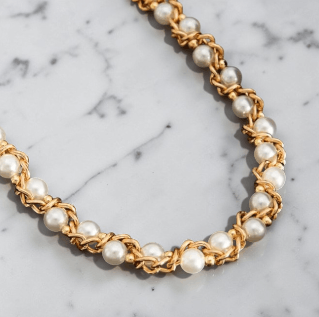 Other Luxury Pearl & Gold Wallet Chain Y2K Streetwear Accessory Size ONE SIZE - 3 Thumbnail