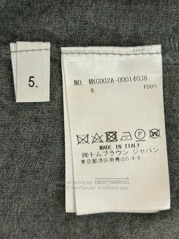 Thom Browne Thom Browne Women's Gray Wool Cardigan . Size M / US 6-8 / IT 42-44 - 7 Thumbnail