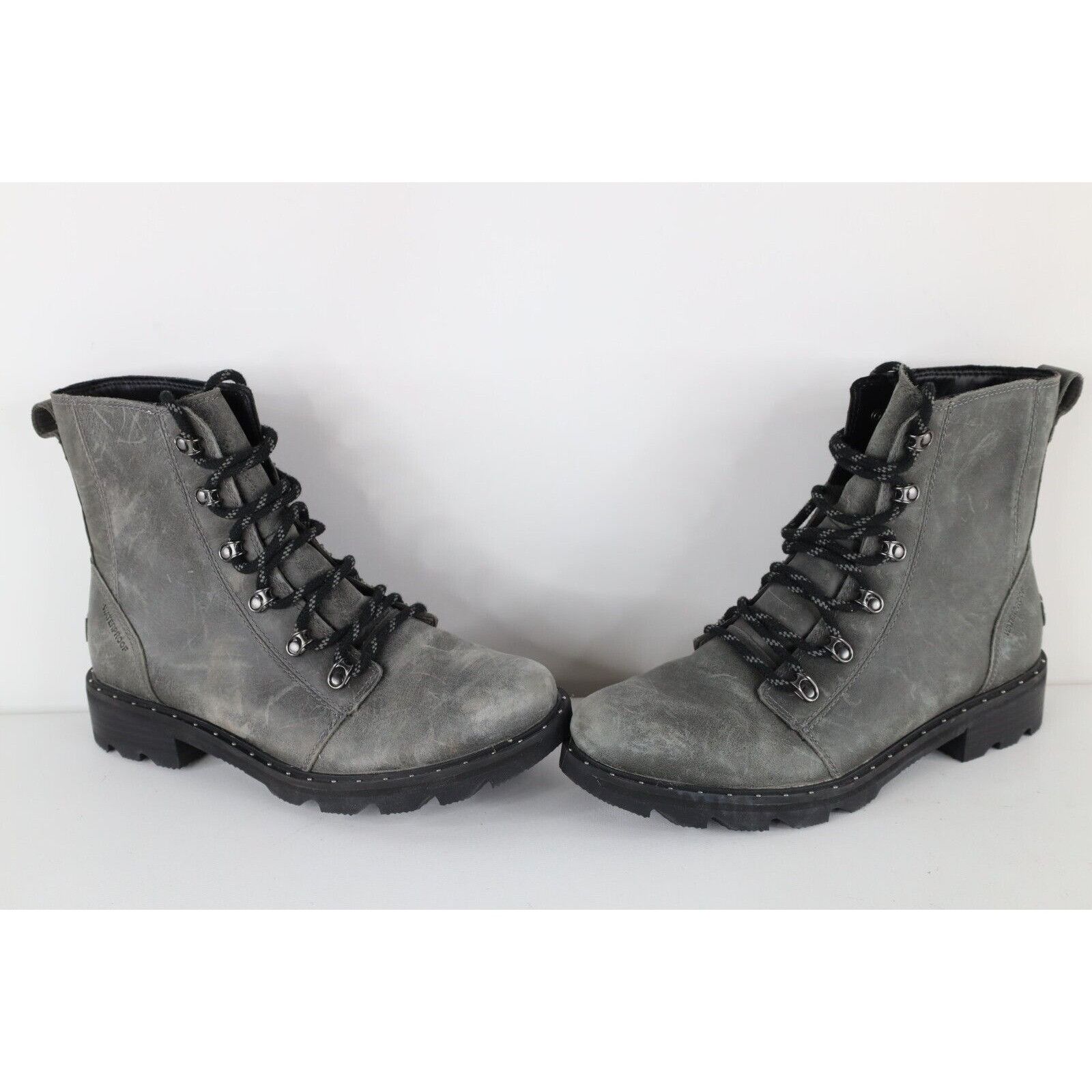 SOREL Sorel Waterproof Leather Lenox Lace Winter Combat Boots Size US 11 / IT 41 - 1 Thumbnail