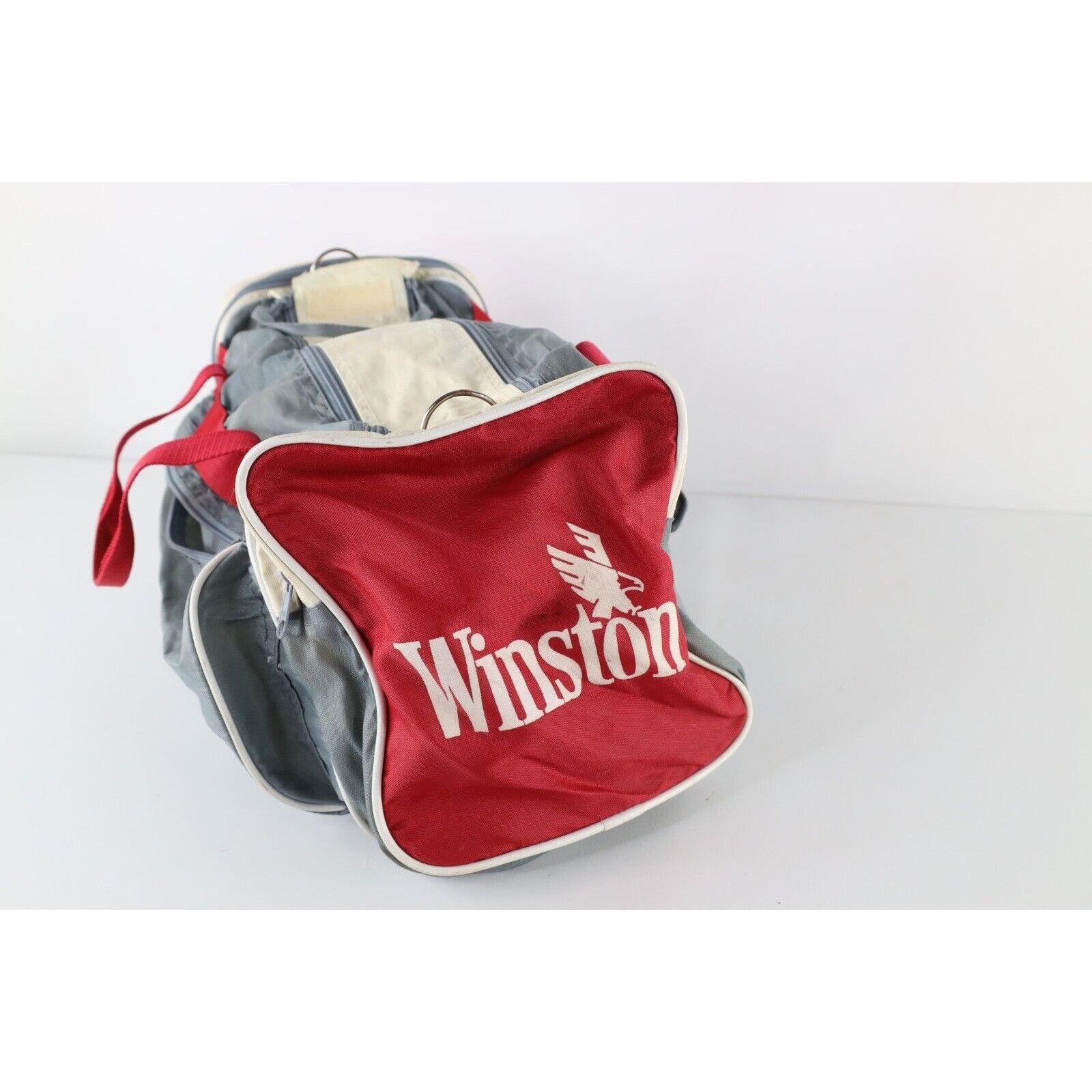 Vintage Vintage 90s Winston Cigarettes Racing Distressed DuffelBag Size ONE SIZE - 4 Thumbnail