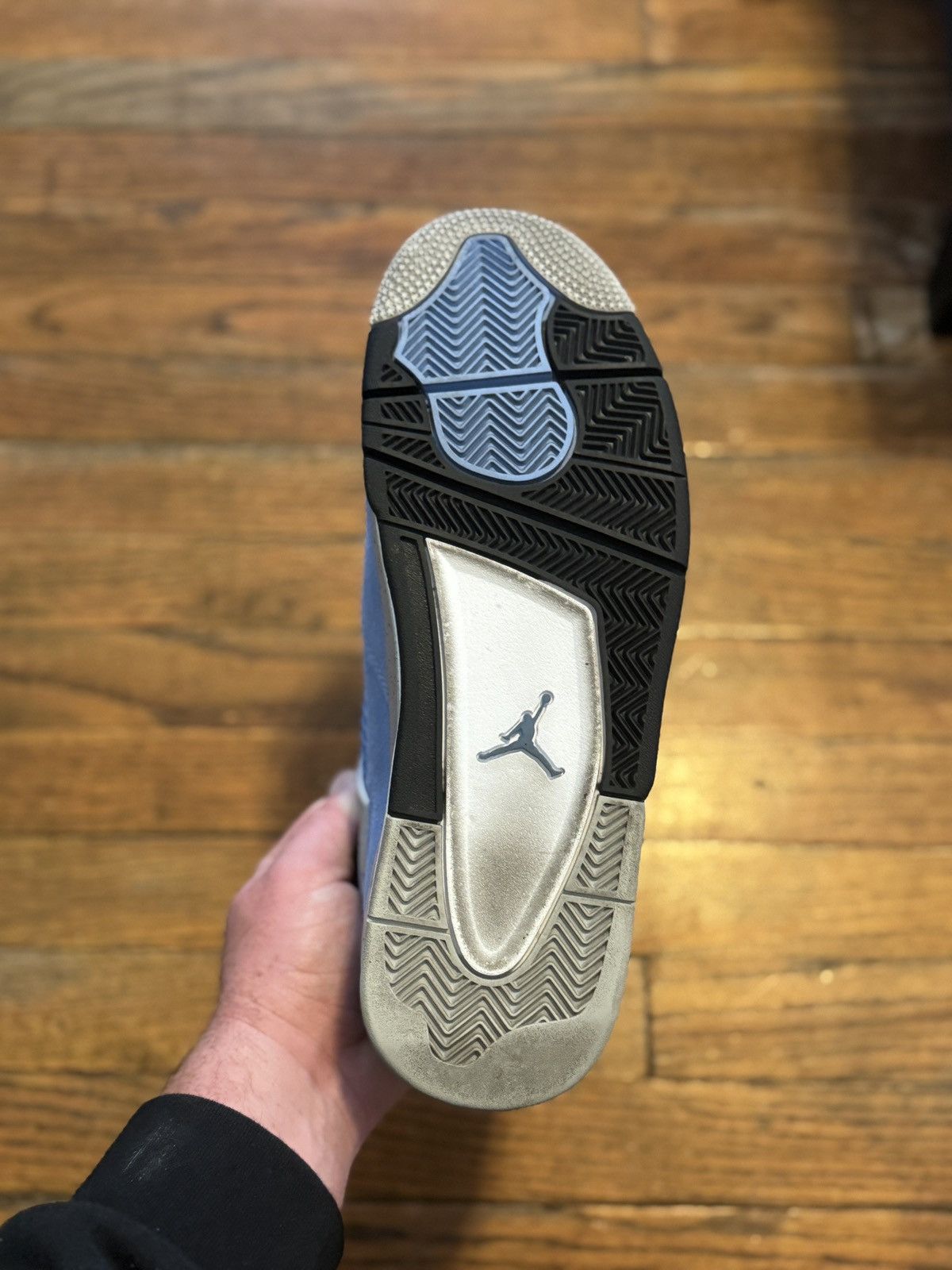 Jordan Brand × Nike JORDAN 4 RETRO UNIVERSITY UNC BLUES Size US 11.5 / EU 44-45 - 9 Thumbnail