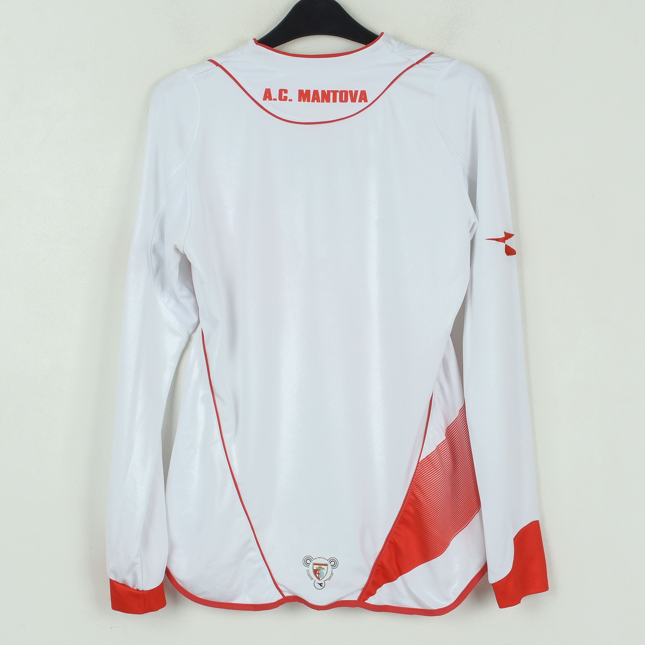 Diadora Mantova 1911 S Long Sleeve Home Jersey Shirt 2007 2008 Kit Size US S / EU 44-46 / 1 - 4 Thumbnail