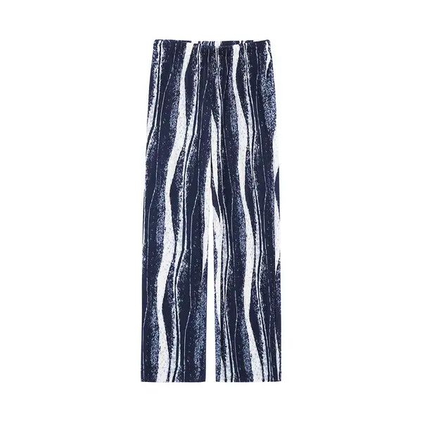 VIBE Raw Edge Blue Stripped Pants Sweatpants Joggers Size US 30 / EU 46 - 8 Thumbnail