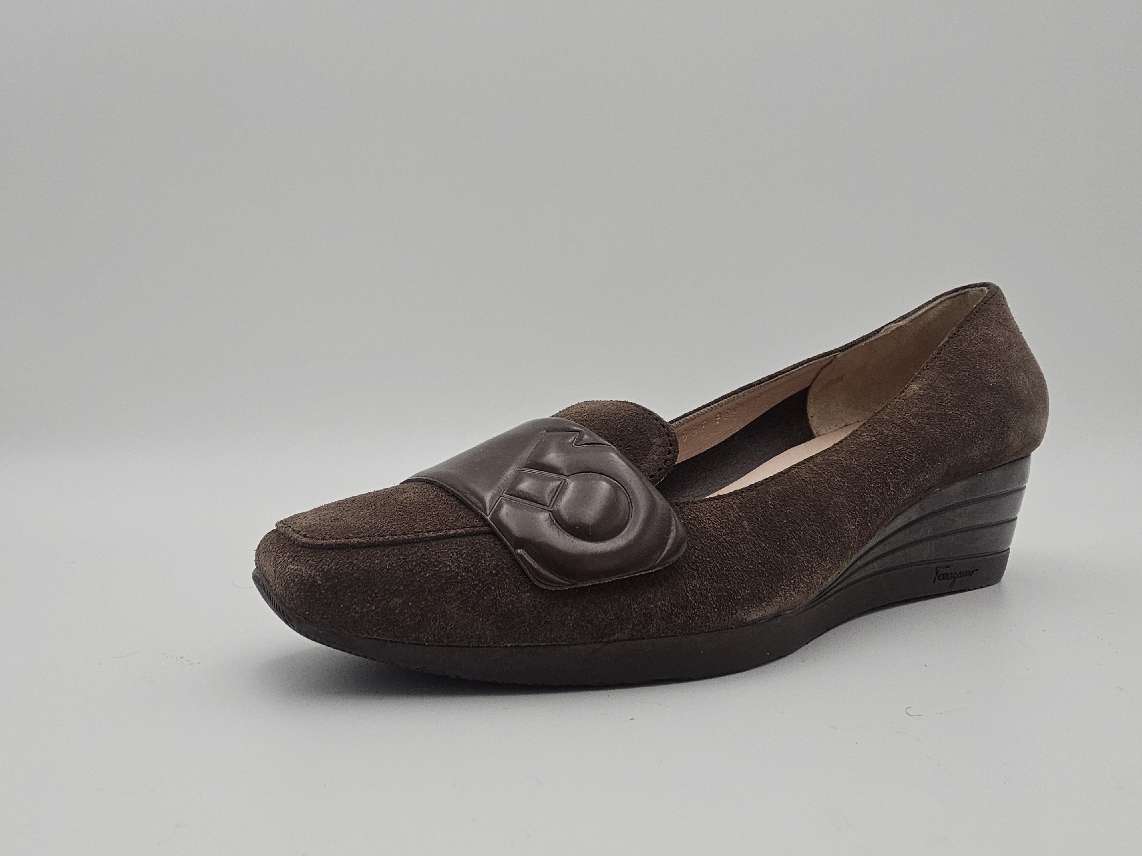 Salvatore Ferragamo Salvatore Ferragamo Brown Suede Ballet Flats US 8.5 IT 39 Size US 8.5 / IT 38.5 - 1 Thumbnail