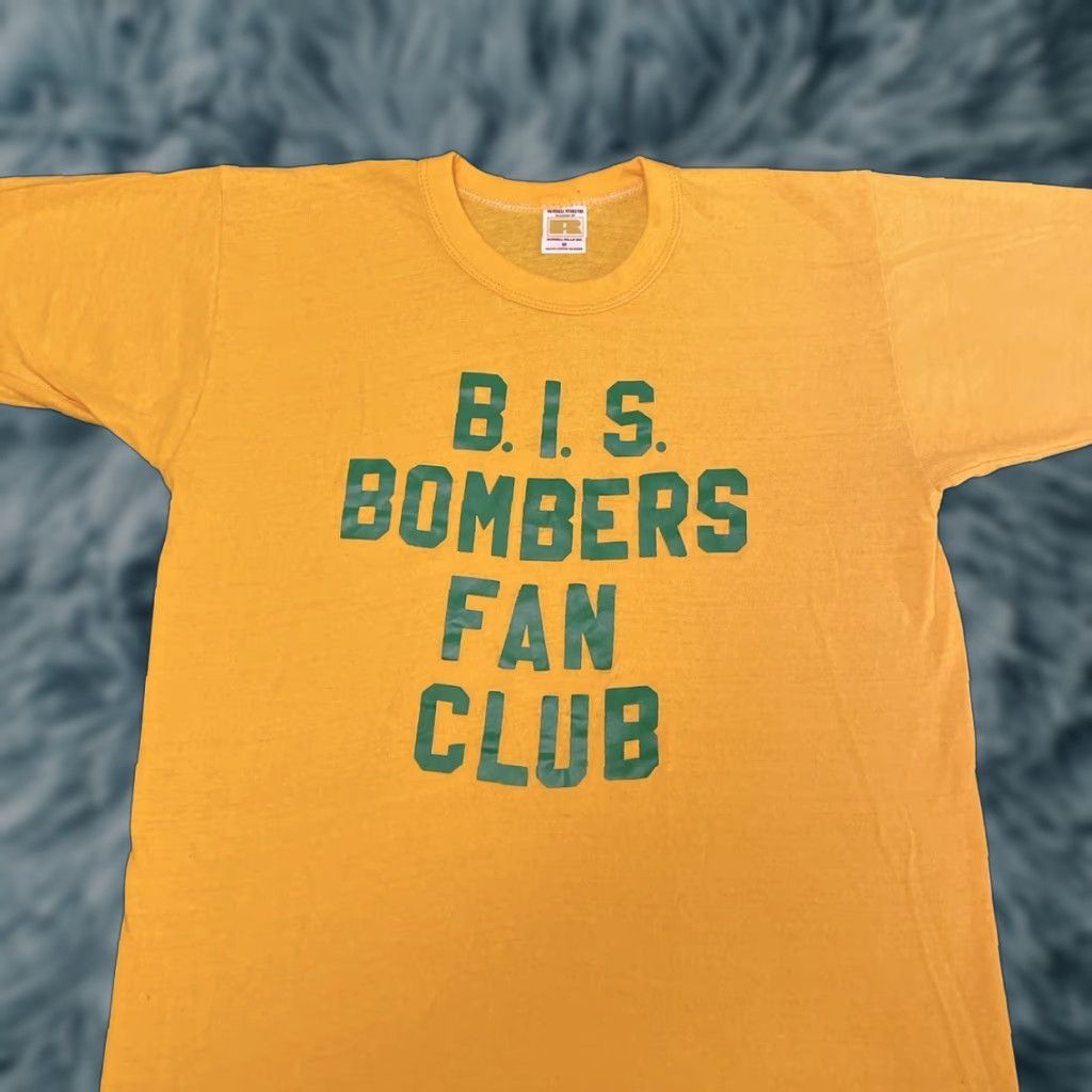 Vintage VINTAGE 80s Bombers War Plane Fam Club Bis Shirt Mens M Yellow T-Shirt Size US M / EU 48-50 / 2 - 1 Thumbnail