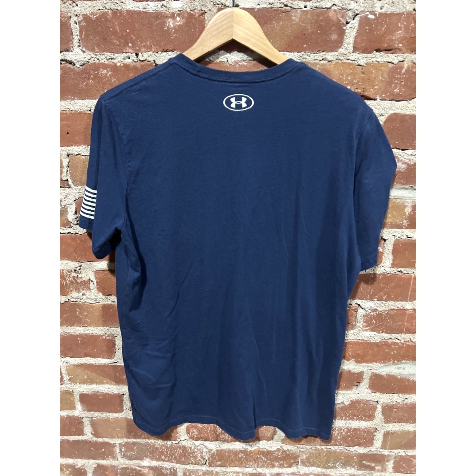 Under Armour Under Armour Shirt Large Adult Blue HeatGear Short Sleeve Mens L Size US L / EU 52-54 / 3 - 3 Thumbnail