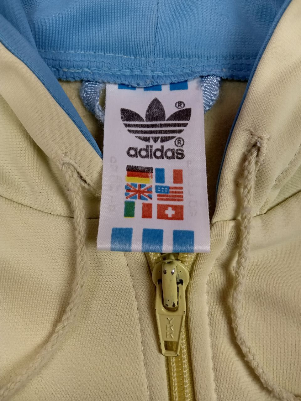 Adidas 80S Big Logo Track Jacket Made in Austria Size L / US 10 / IT 46 - 6 Thumbnail