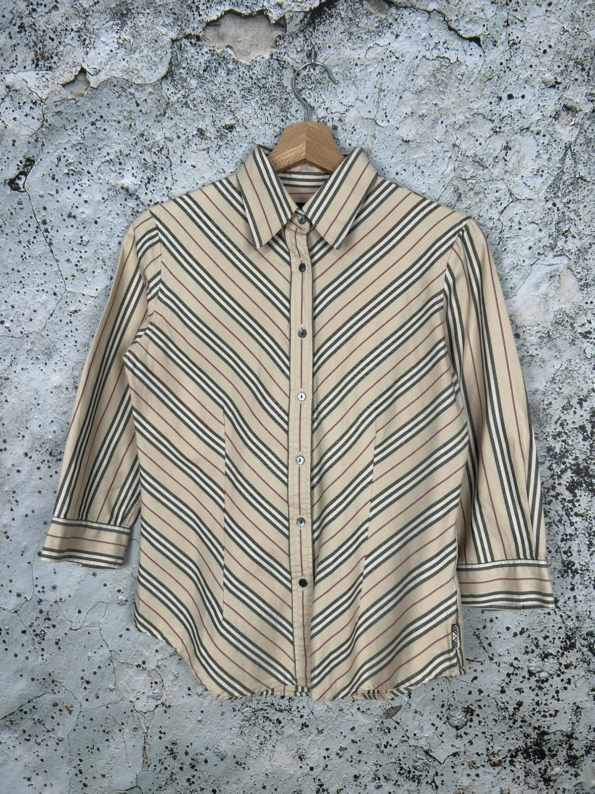 Burberry Vintage Burberry Checkerd Shirt Archive Avant Garde Designer Size US S / EU 44-46 / 1 - 1 Thumbnail