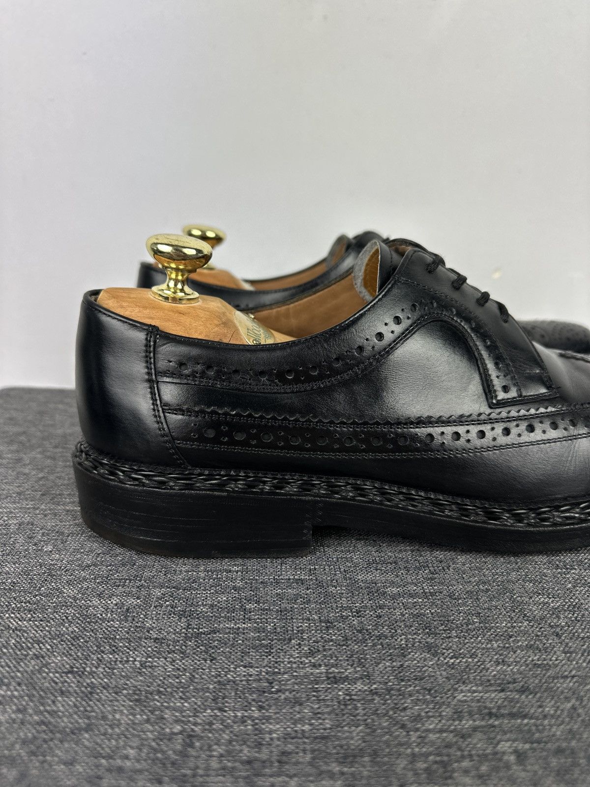 Heinrich Dinkelacker Heinrich Dinkelacker Leather Wingtip Brogue Derby Shoes UK 8 Size US 9 / EU 42 - 2 Thumbnail
