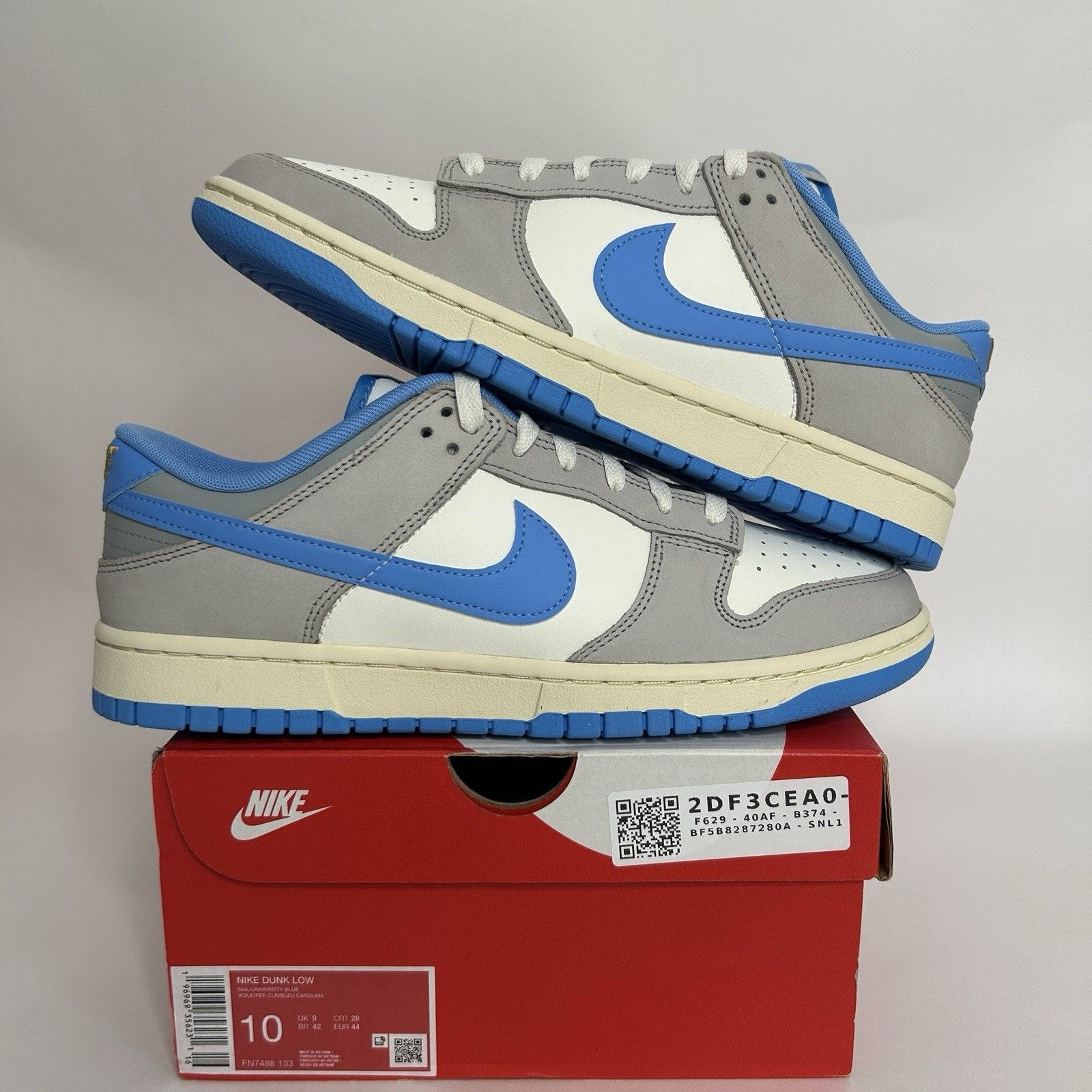 Nike Nike Dunk Low Athletic Department ”University Blue” Size US 10 / EU 43 - 1 Thumbnail