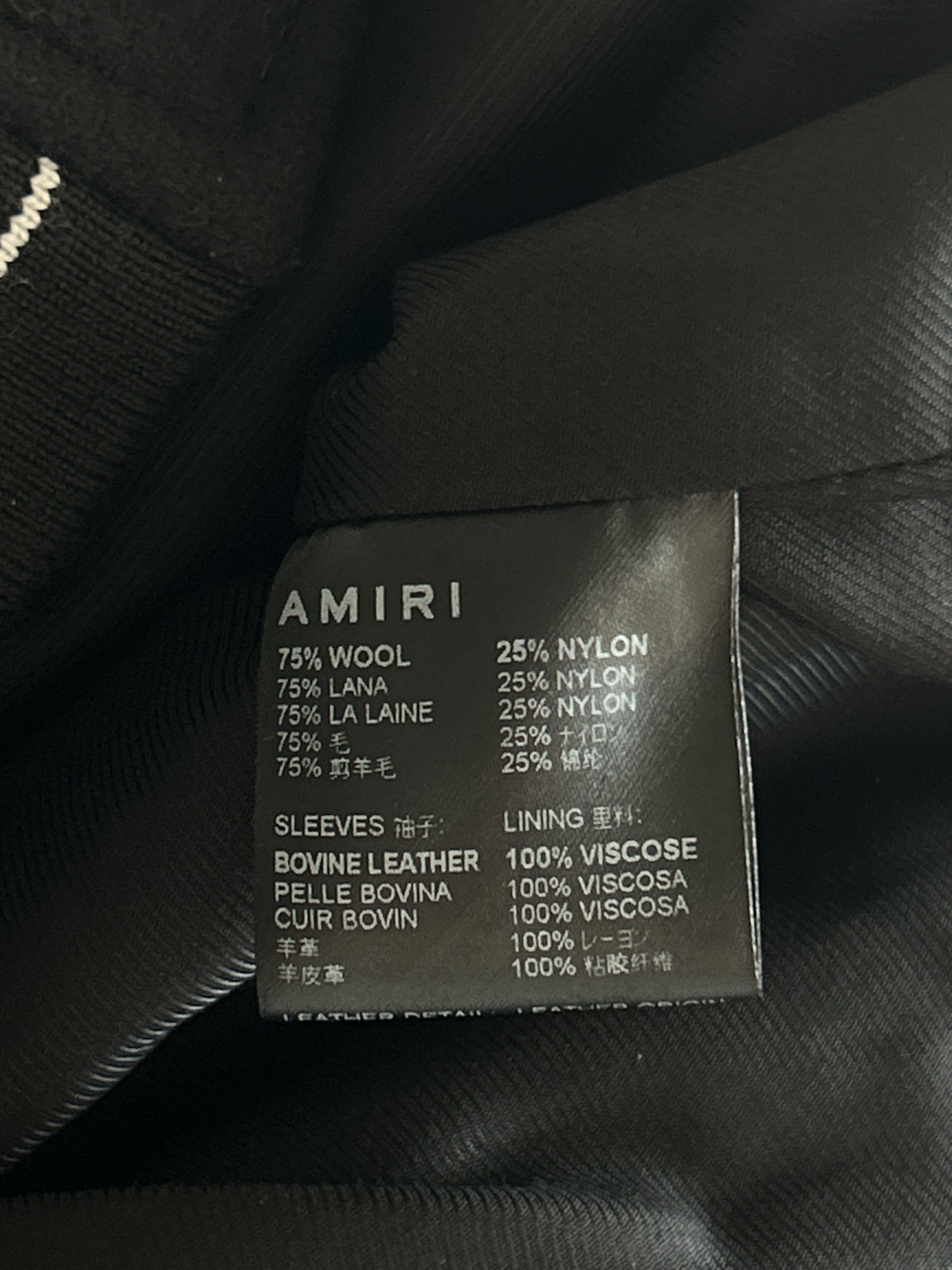 Amiri Amiri Black & White Imagination Varsity Jacket Size US S / EU 44-46 / 1 - 4 Thumbnail