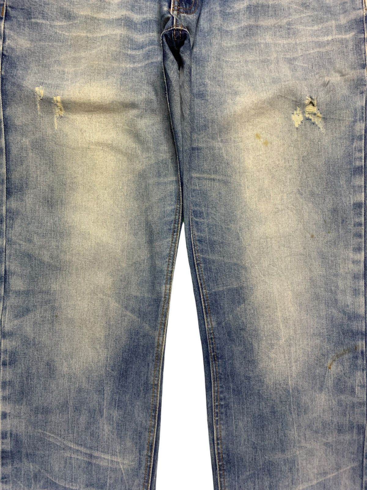 In The Attic × Japanese Brand Vintage Japanese In The Attic Bleached Distress Loose Jeans Size US 32 / EU 48 - 5 Thumbnail