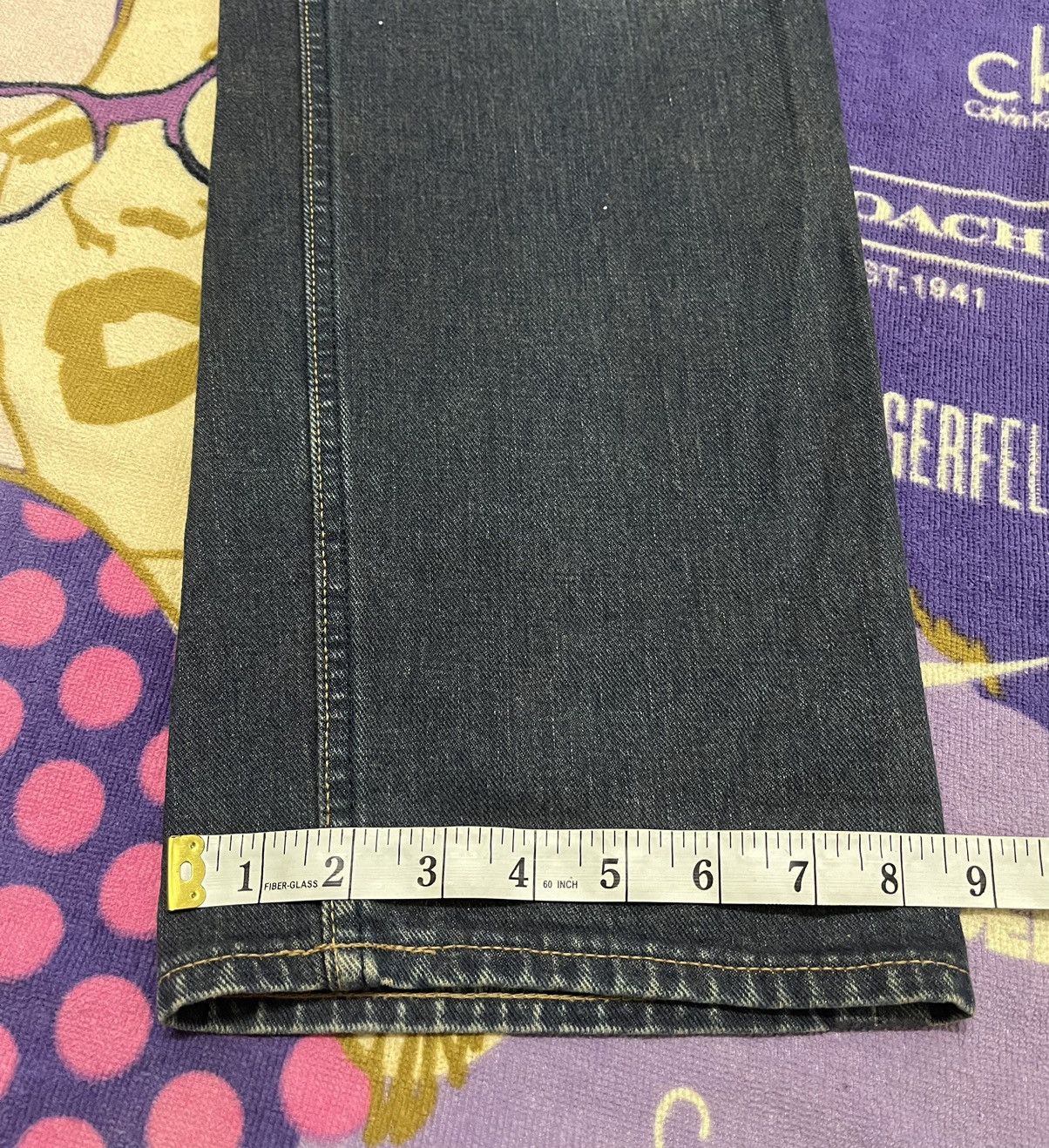 Bape A BATHING APE Made in Japan Selvedge Denim Size US 33 - 23 Thumbnail