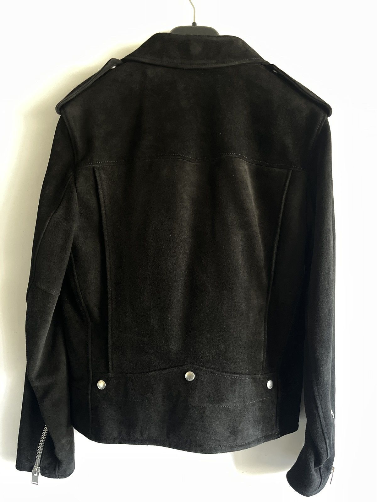 Saint Laurent Paris Saint Laurent Paris Black Suede Leather L01 Biker Jacket Size US M / EU 48-50 / 2 - 4 Thumbnail