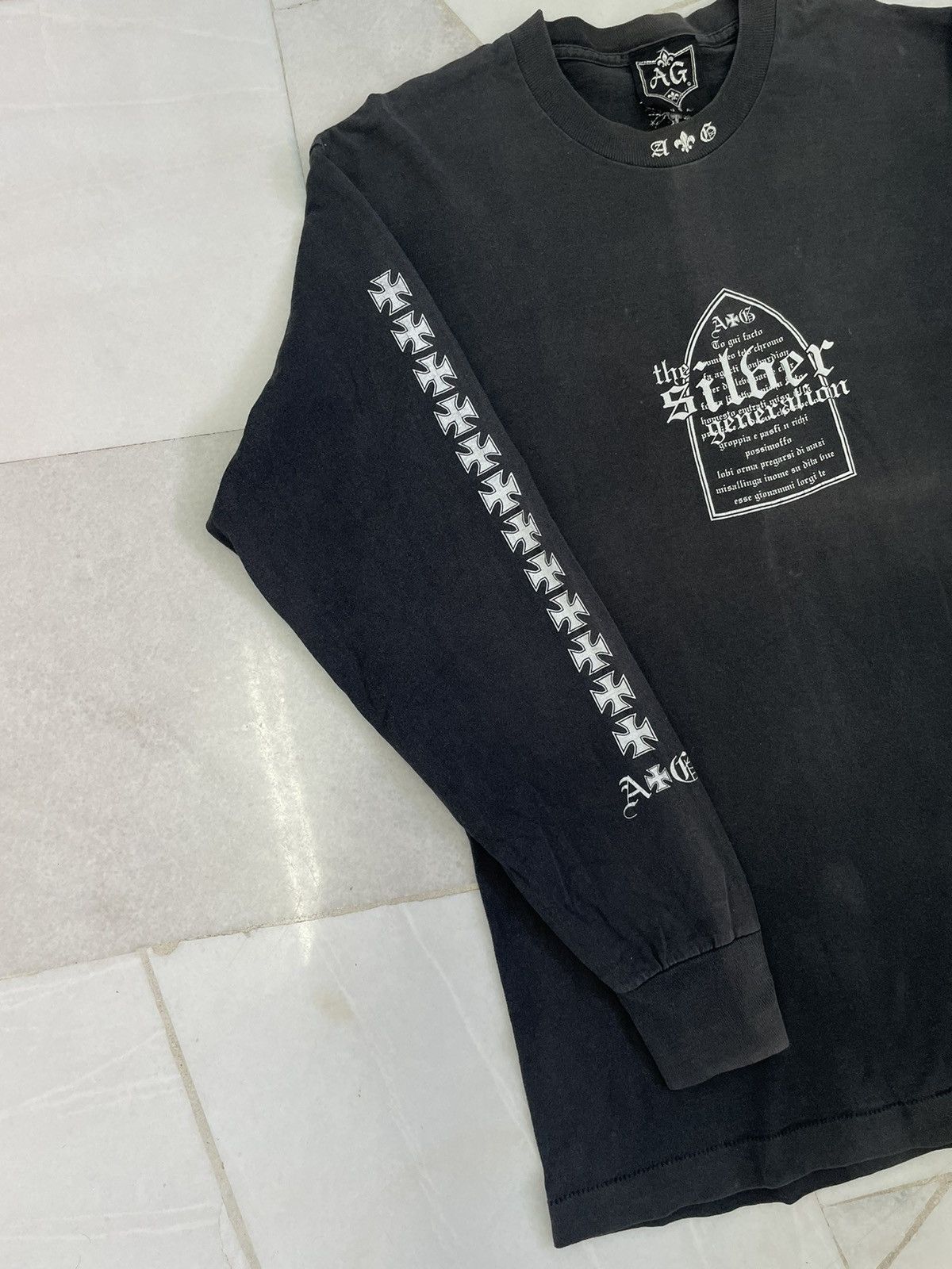 A&G Rock Vintage A&G rock The Silber Generation Faded black Tshirt Size US L / EU 52-54 / 3 - 4 Thumbnail