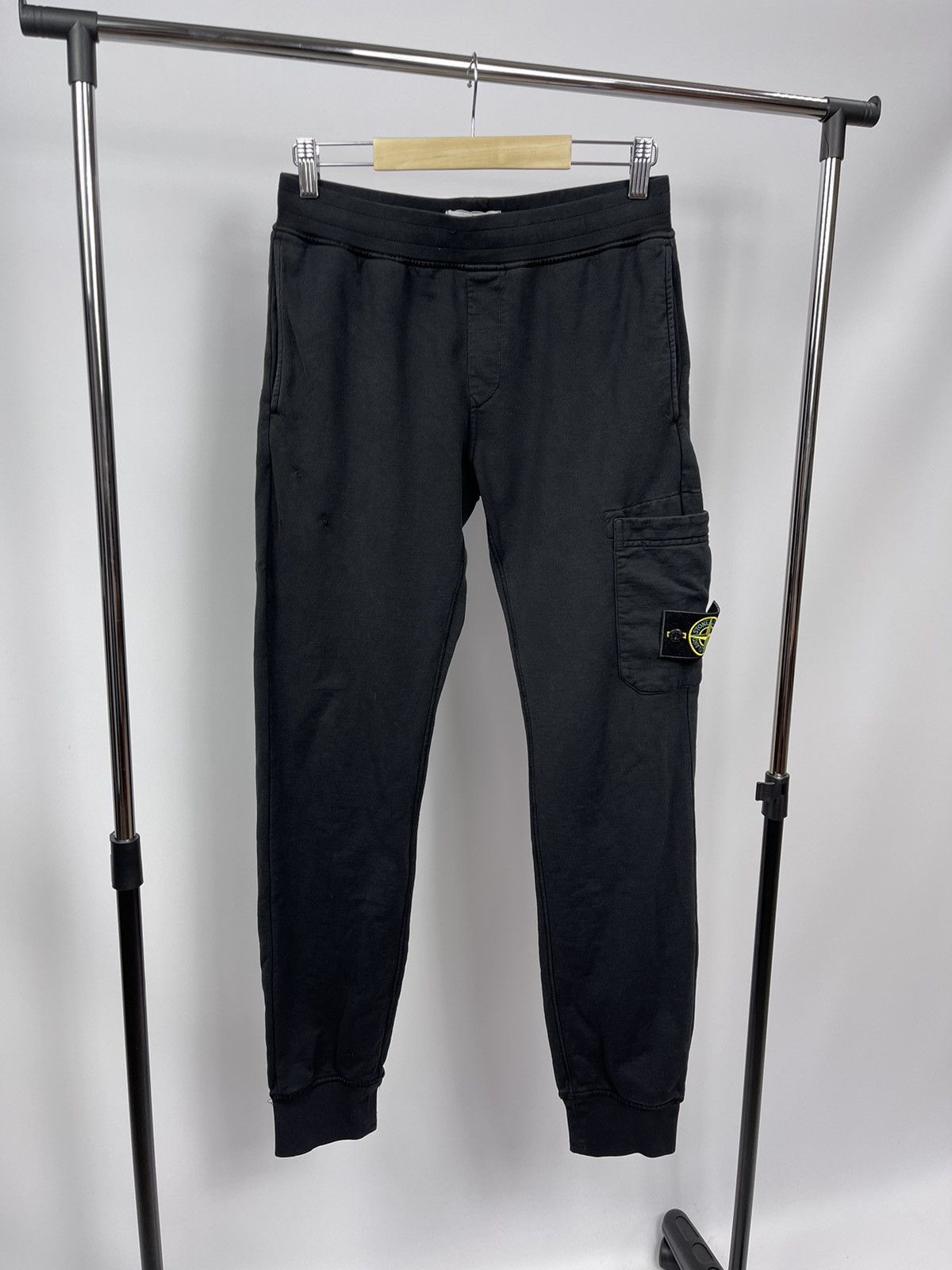 Stone Island Stone Island Junior Cargo Pants Size 14 Years Black Casual Size US 29 - 1 Thumbnail