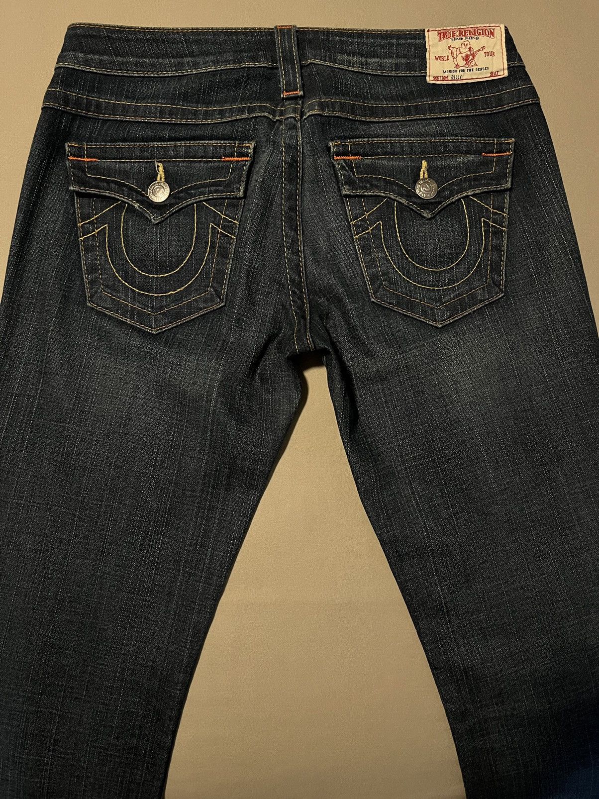 True Religion Vintage True Religion Brand Jeans Billy Straight Denim USA Size 29" - 2 Thumbnail