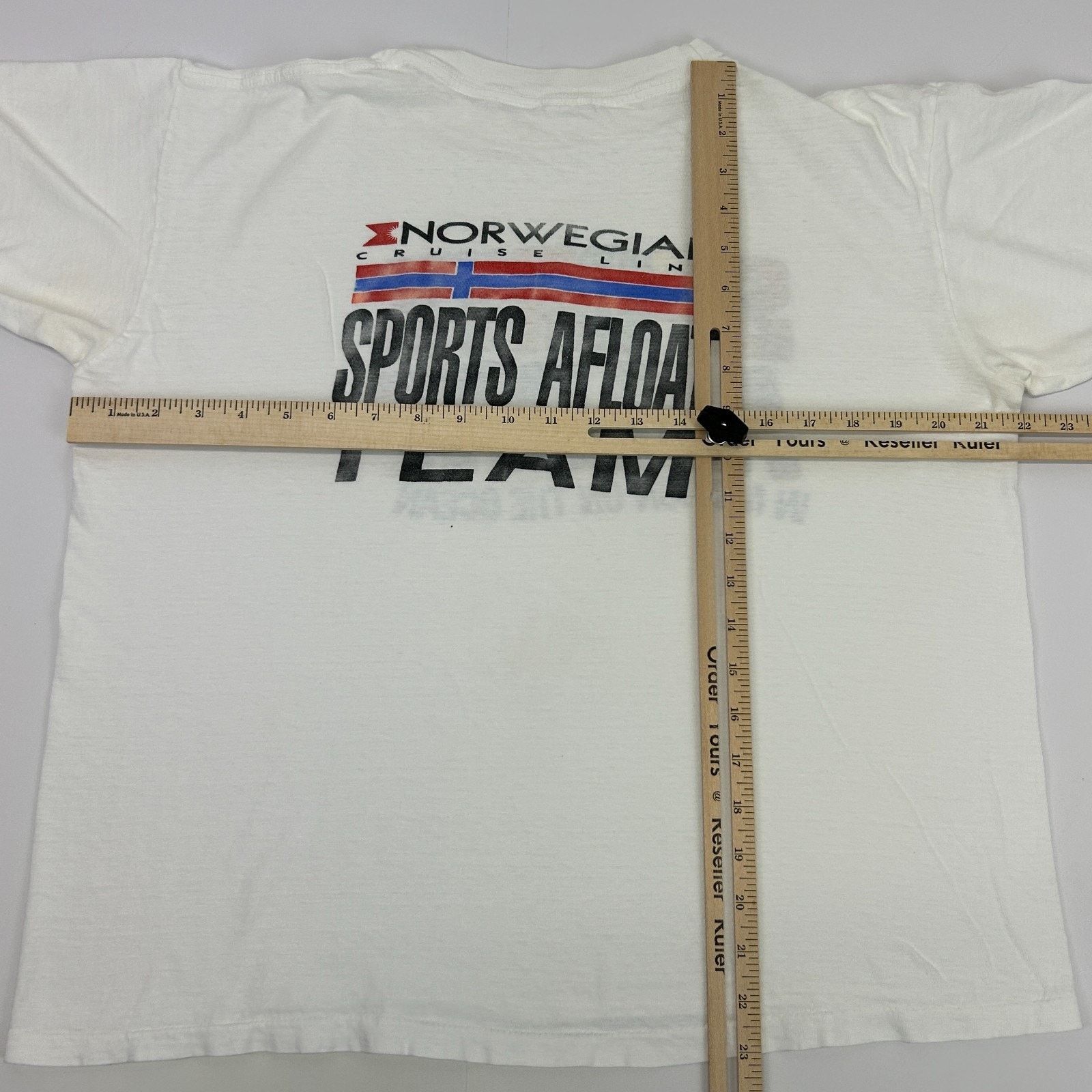 Vintage Vintage Norwegian Cruise Line Sports Afloat T Shirt Mens M Size US M / EU 48-50 / 2 - 12 Thumbnail