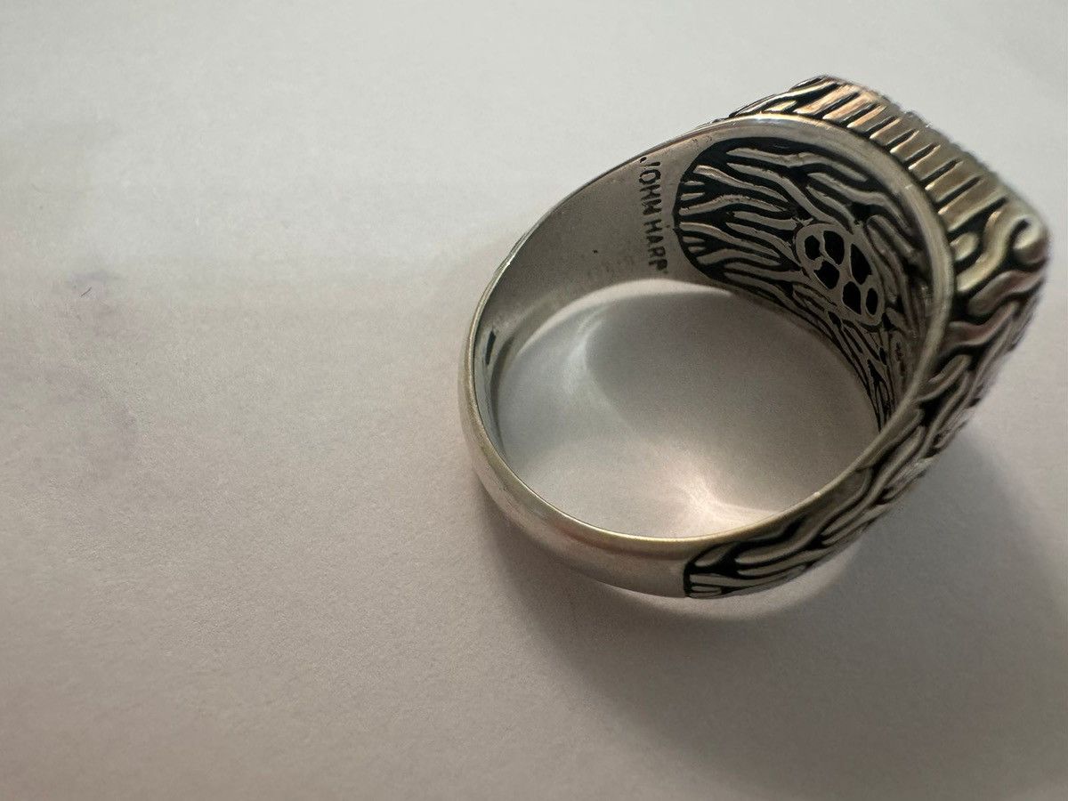 John Hardy John Hardy chain signet ring with black sapphire Size ONE SIZE - 5 Thumbnail