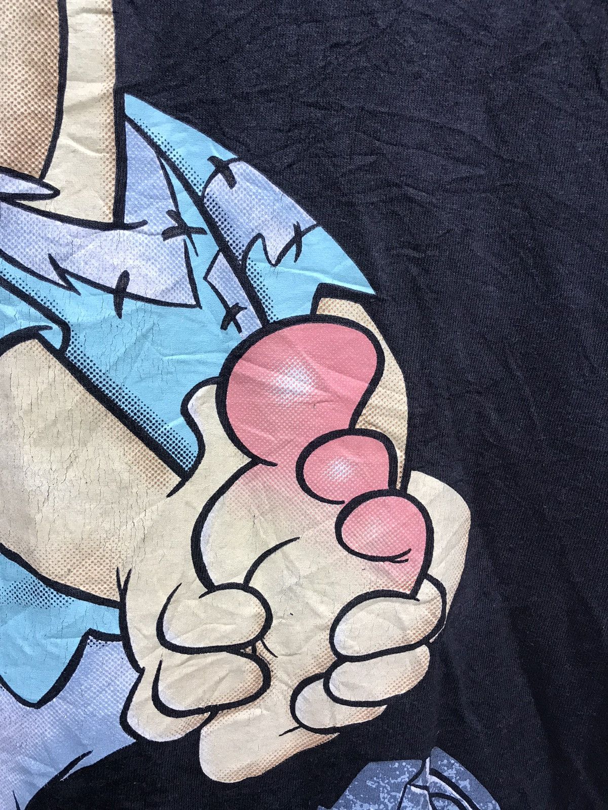 Vintage 90 Mirror Print Flinstones Shirt