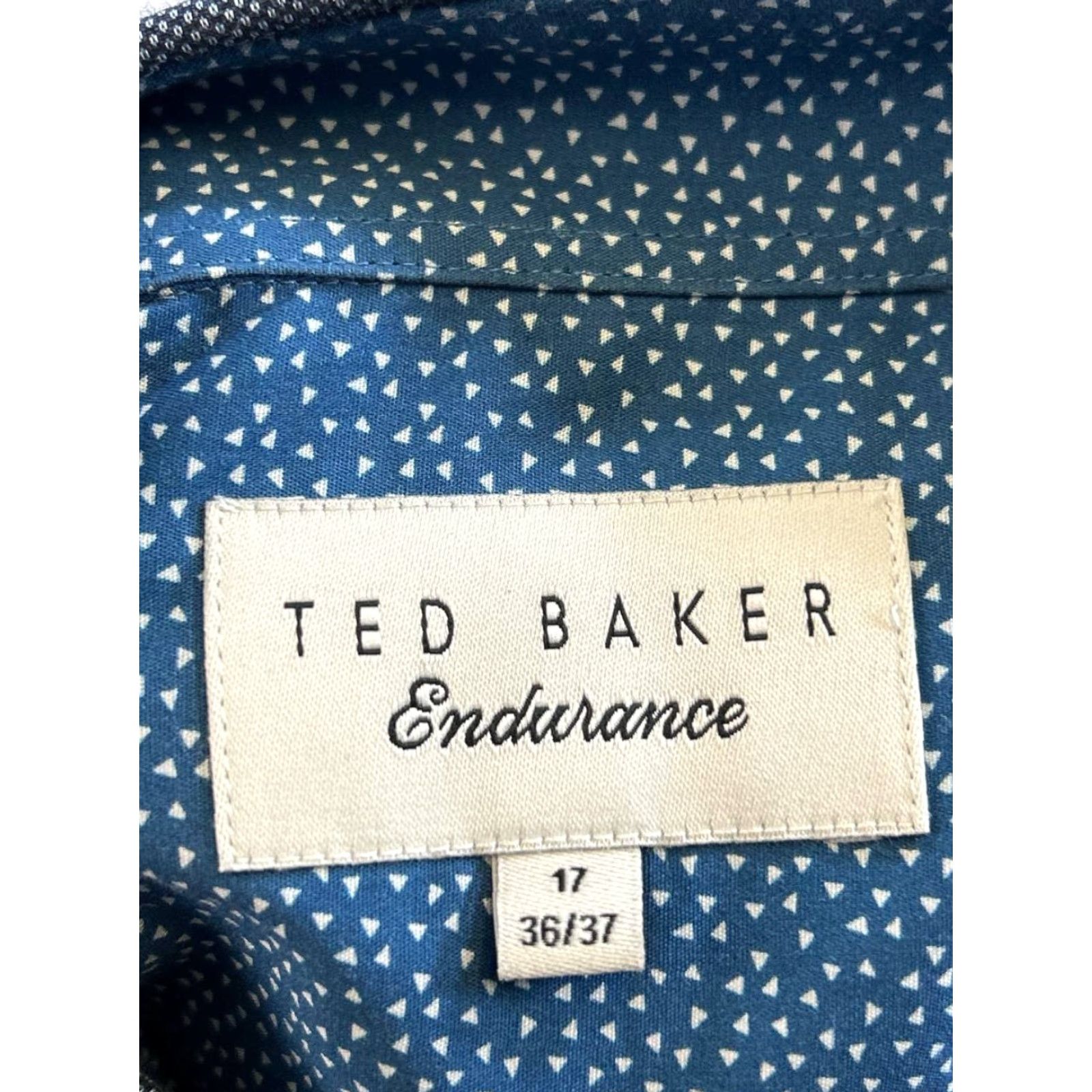 Ted Baker Ted Baker Endurance Dress Shirt Mens 17 Blue Button-Down Shirt Dress Shirt Mens 17 Blue Ted Baker Endurance Regular Size 46R - 3 Thumbnail