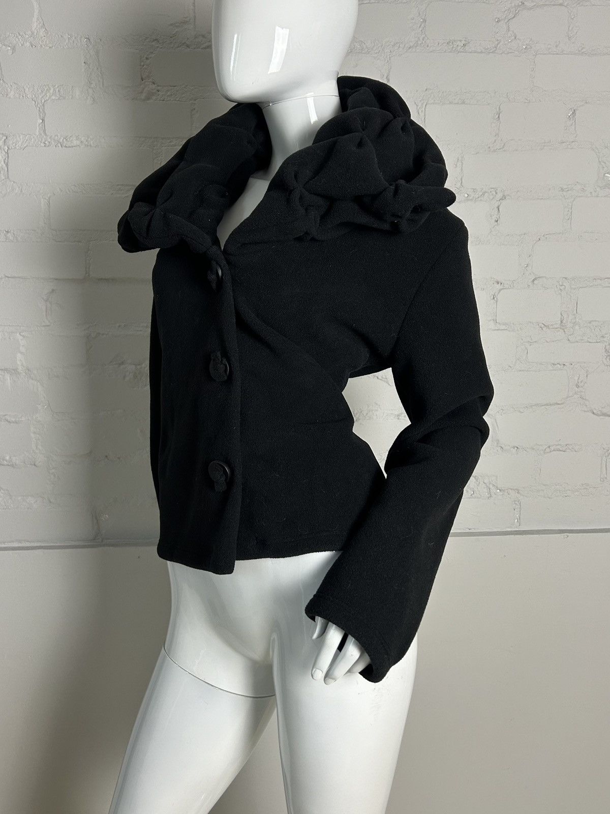 Insane avant-garde draped jacket