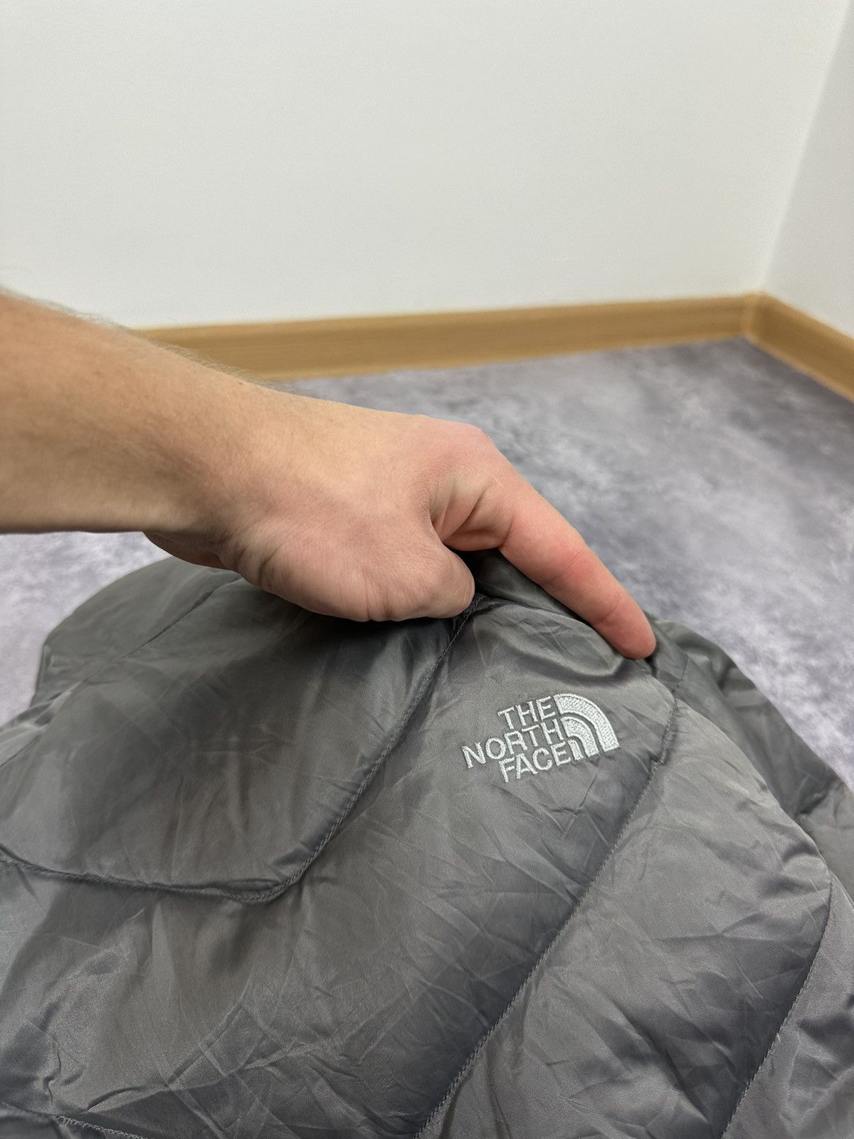 The North Face × Vintage Vintage The North Face 550 Down Nuptse Y2K Puffer Jacket Size S / US 4 / IT 40 - 15 Thumbnail