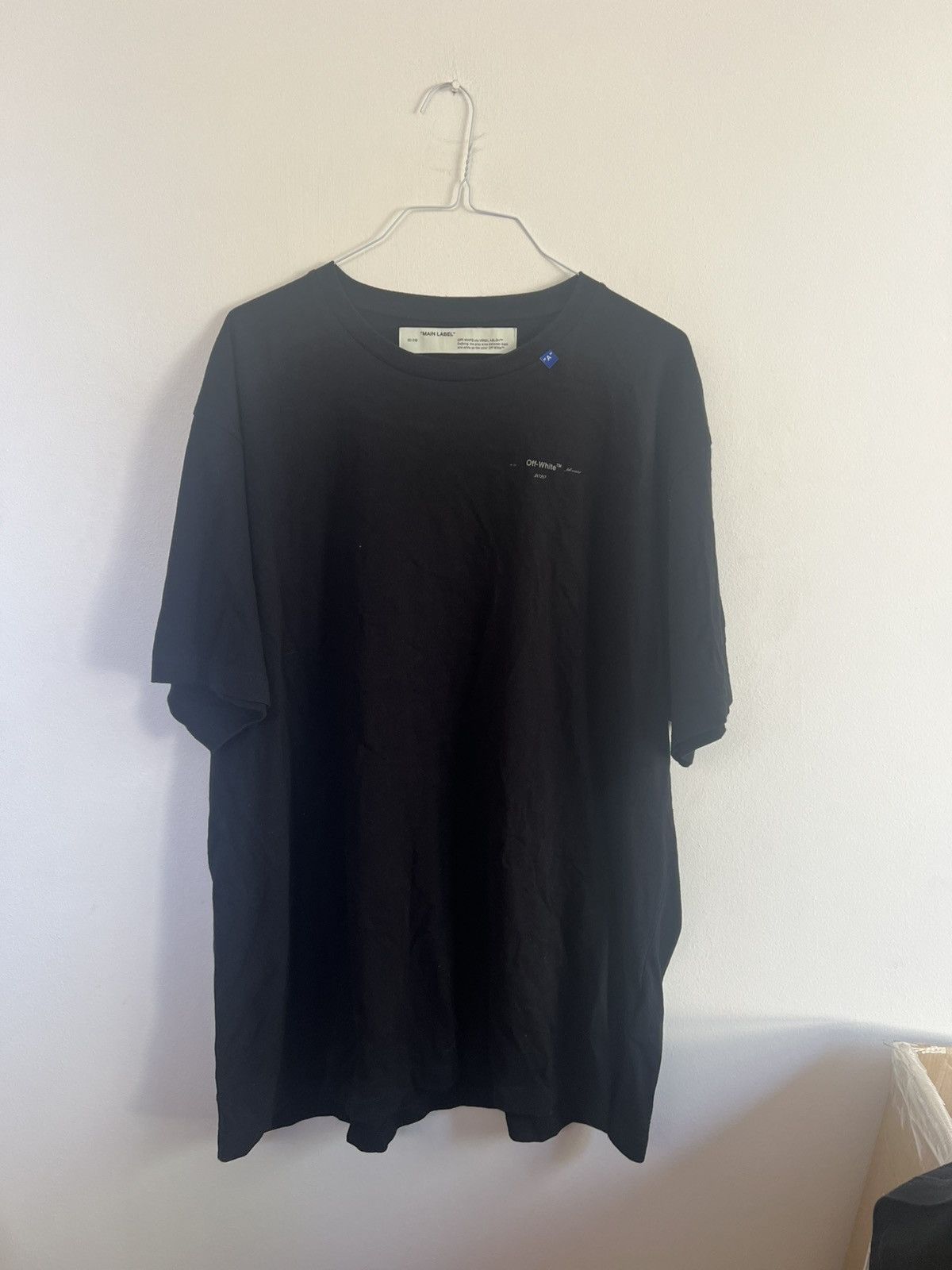 Off-White Off white Unfinished Logo TEE Size US XL / EU 56 / 4 - 2 Thumbnail