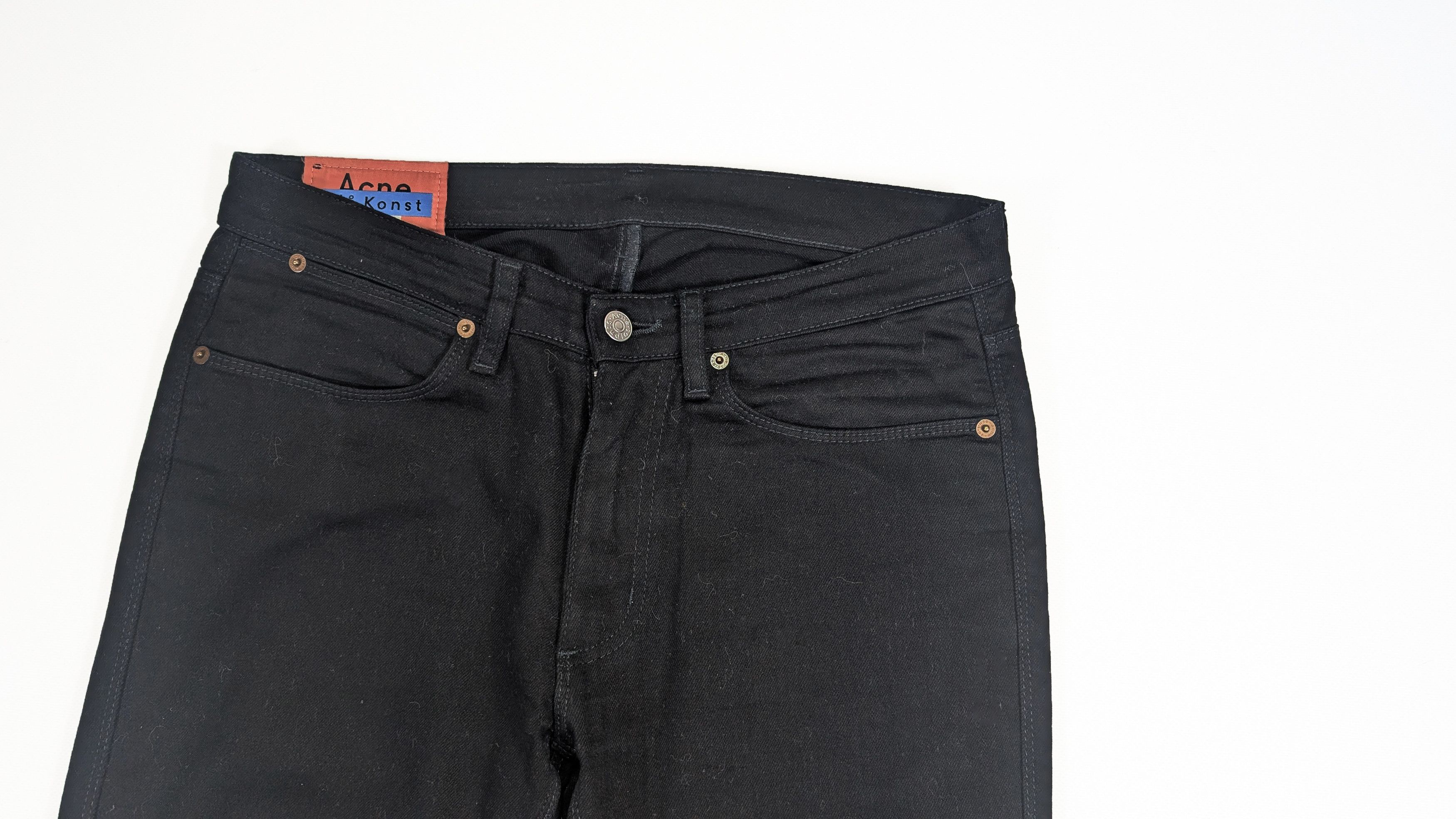 Acne Studios Acne Studios Bla Konst Max Stay Black Jeans Denim Size US 31 - 2 Thumbnail