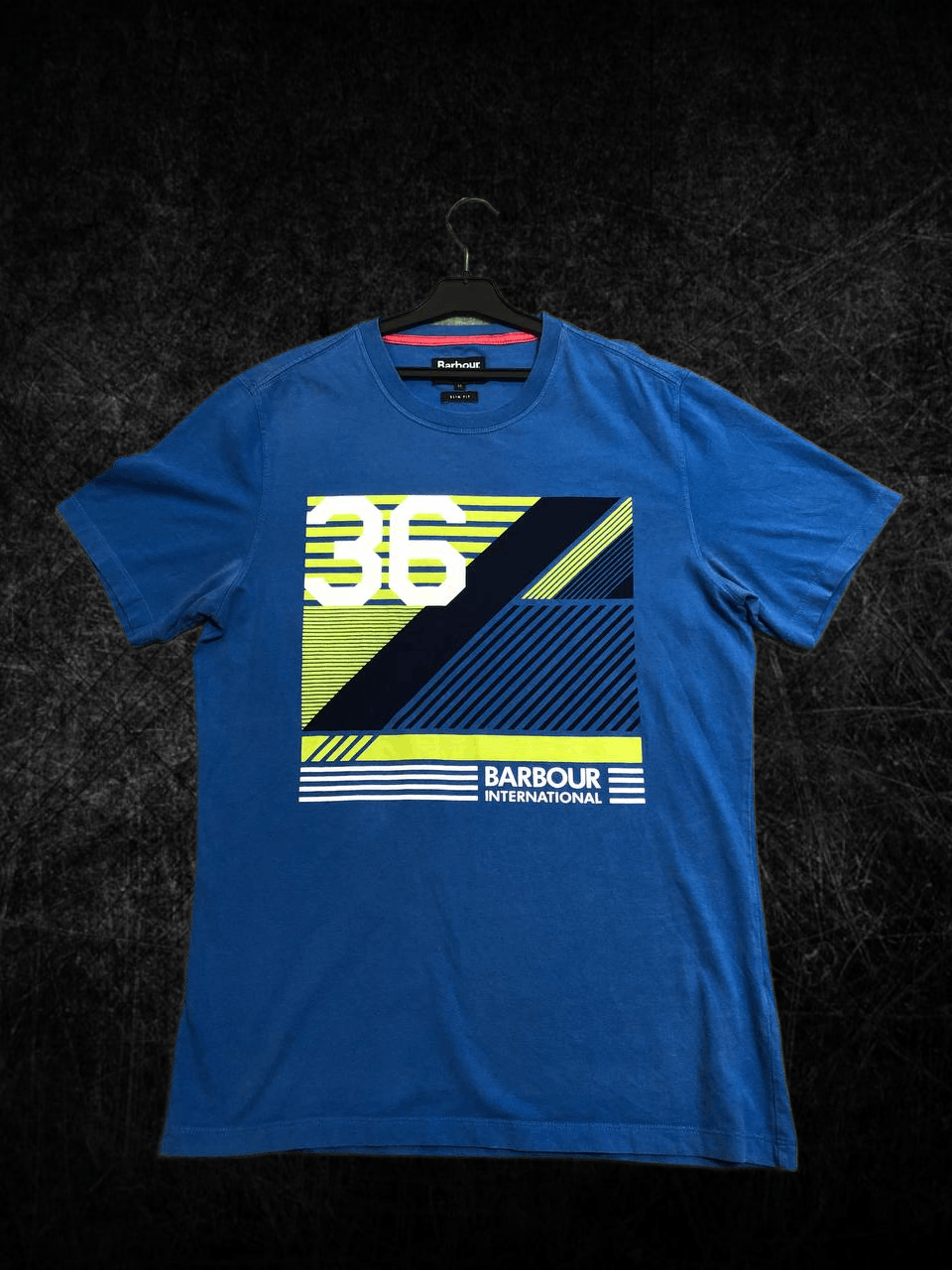 Barbour Streetwear Blue big print Barbour T-Shirt Size M Size US M / EU 48-50 / 2 - 1 Thumbnail